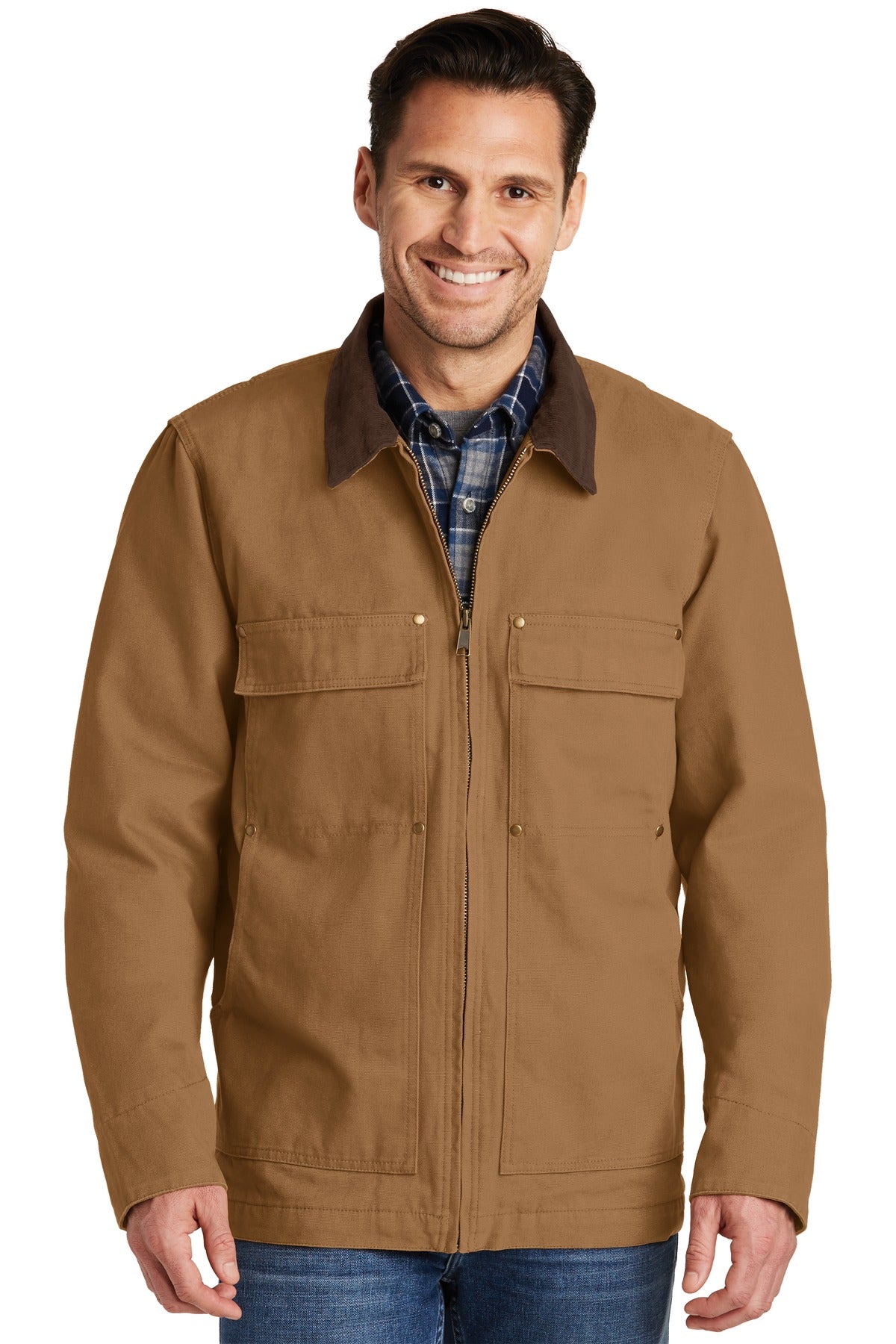 CornerStone® Washed Duck Cloth Chore Coat. CSJ50