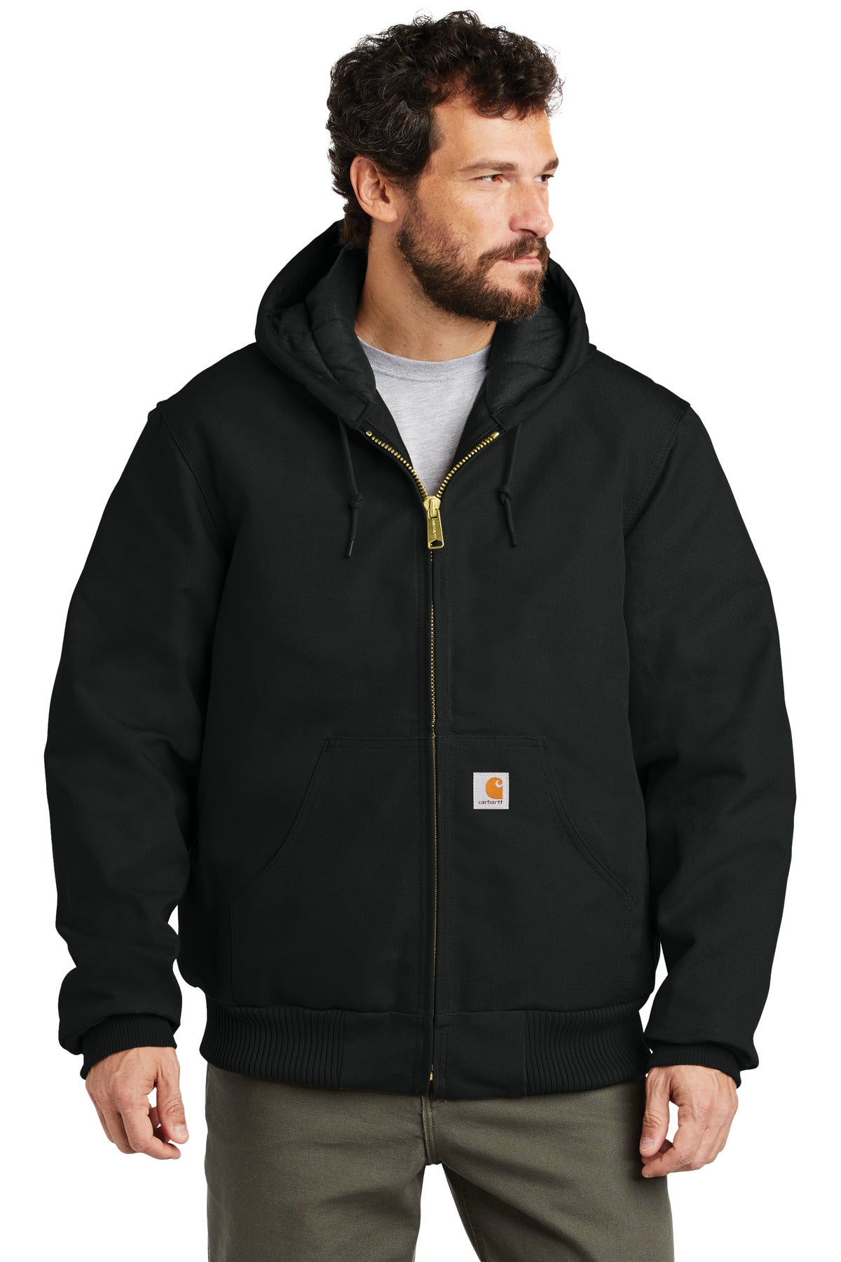 Carhartt ® Quilted-Flanne-Lined Duck Active Jac. CT106677