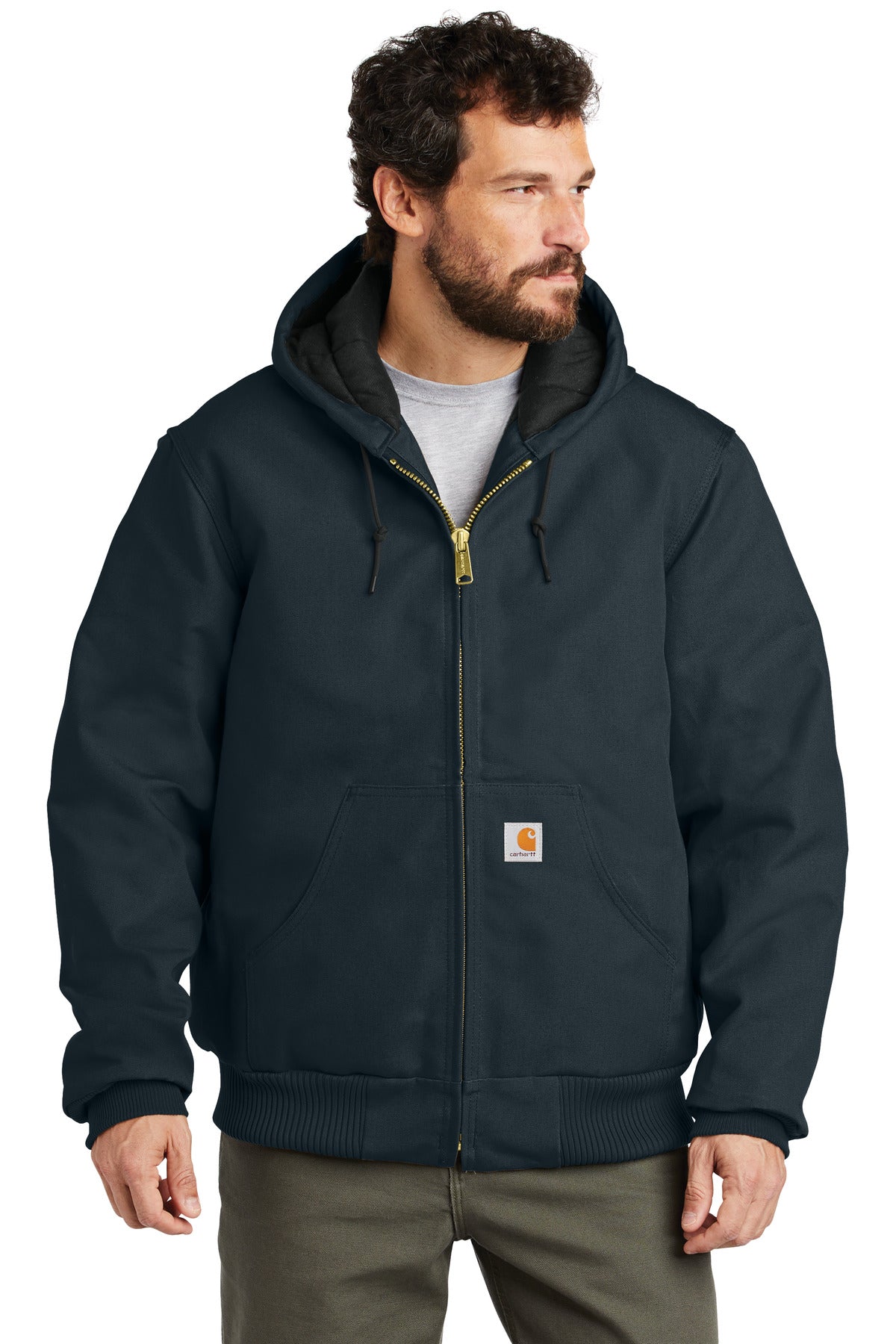 Carhartt ® Quilted-Flanne-Lined Duck Active Jac. CT106677