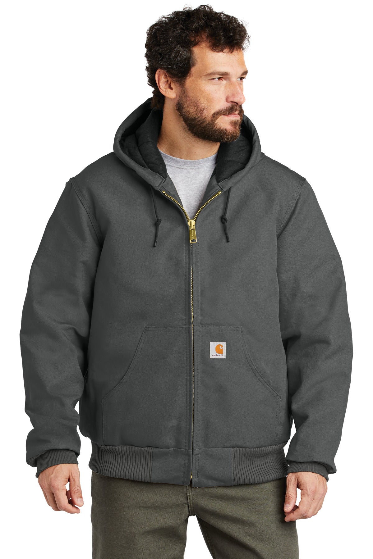 Carhartt ® Quilted-Flanne-Lined Duck Active Jac. CT106677