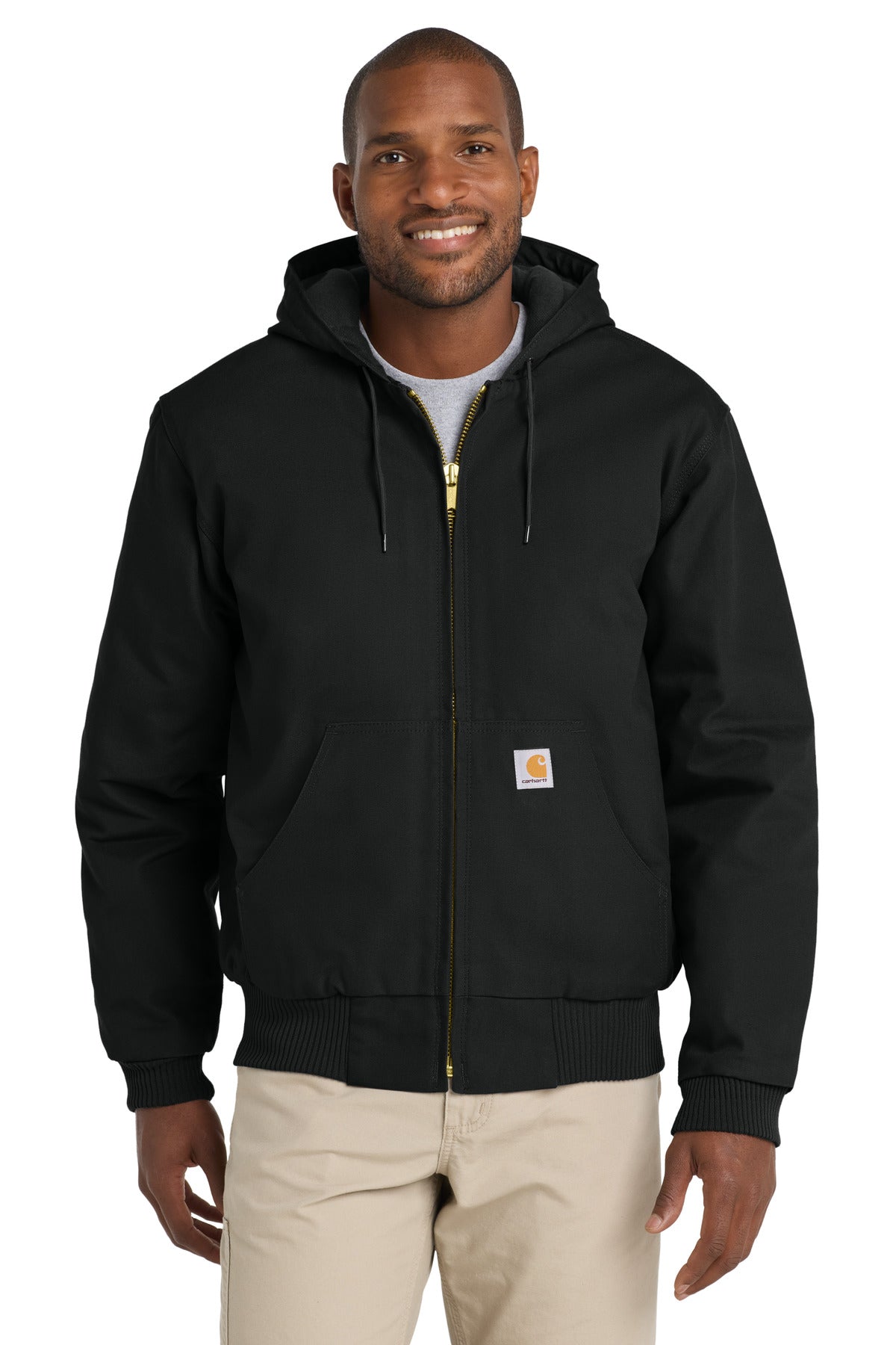 Carhartt ® Tall Quilted-Flannel-Lined Duck Active Jac. CTT106677