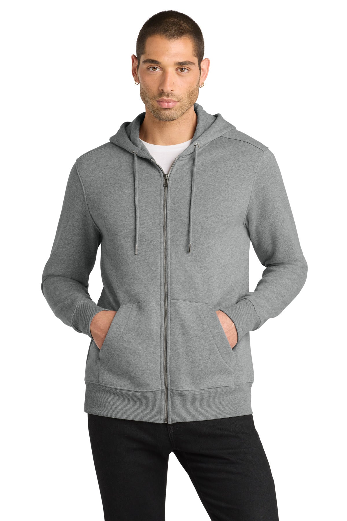 District ® Perfect Weight ® Fleece Full-Zip Hoodie DT1103