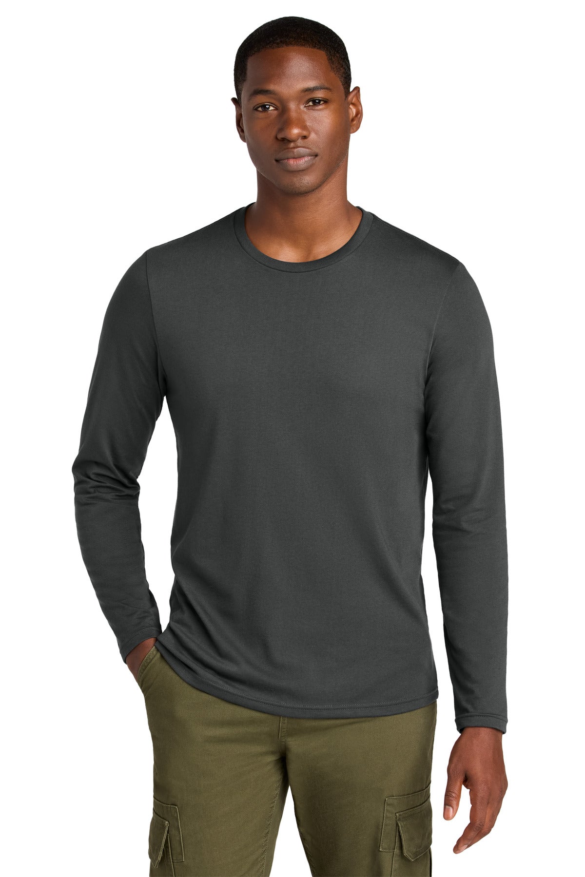 District® Perfect Weight® CVC Long Sleeve Tee DT185