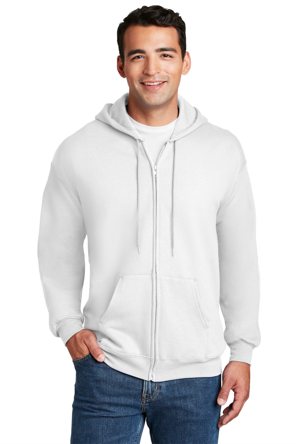 Hanes® Ultimate Cotton® - Full-Zip Hooded Sweatshirt.  F283