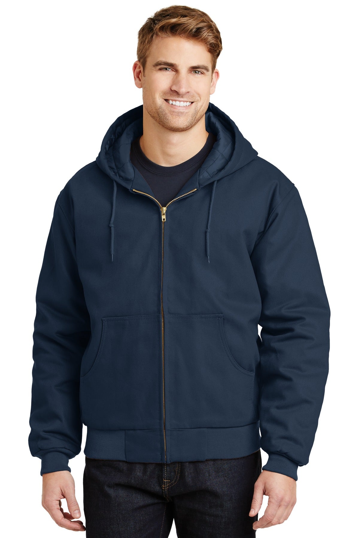 CornerStone® - Duck Cloth Hooded Work Jacket.  J763H