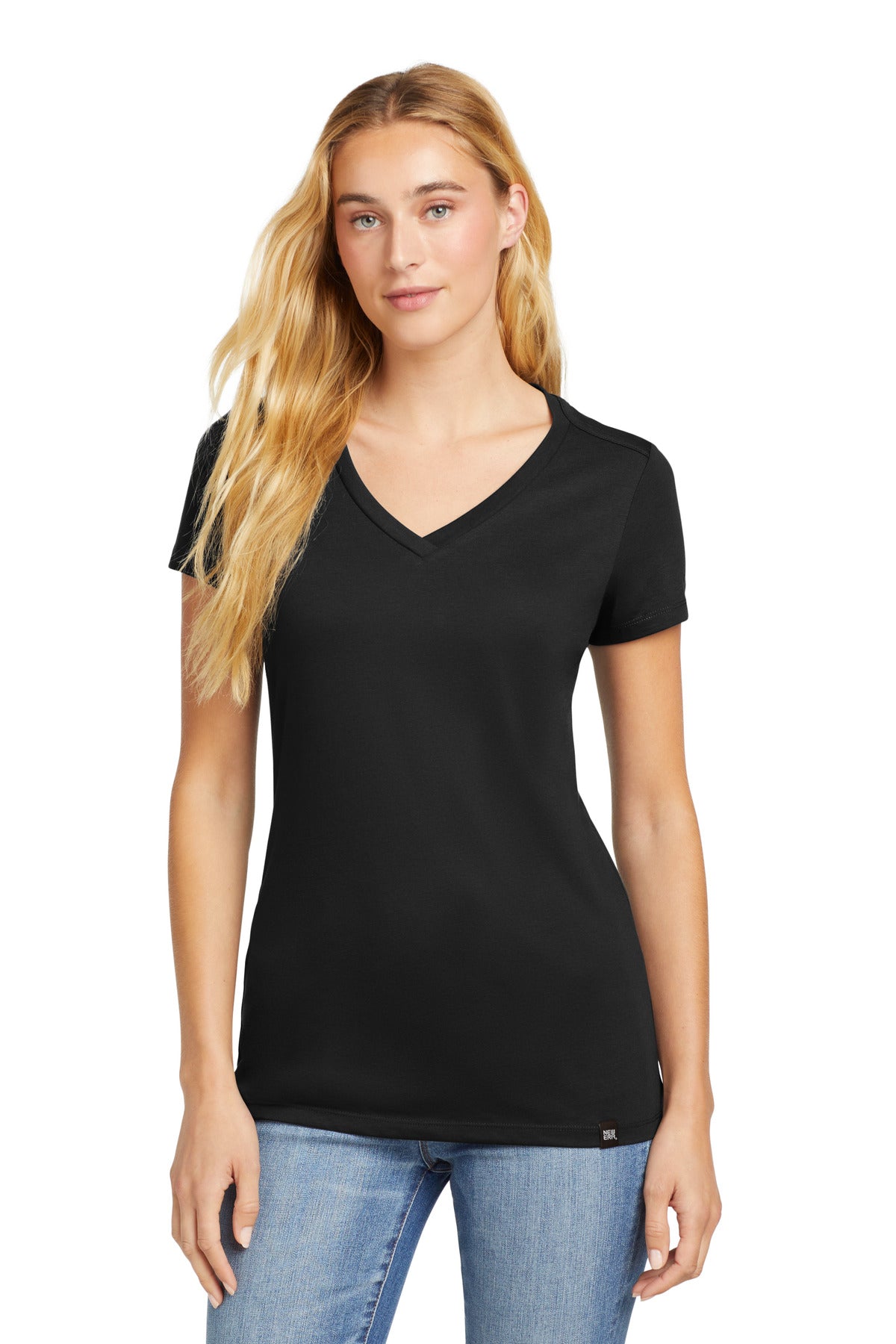 New Era ® Women's Heritage Blend V-Neck Tee. LNEA101