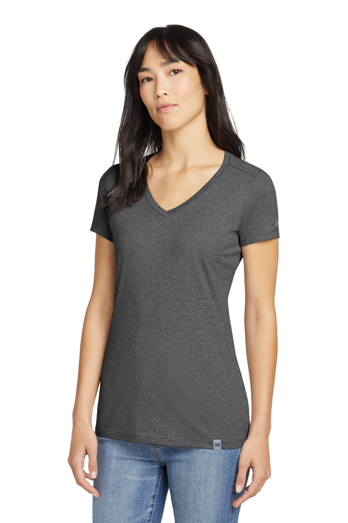 New Era ® Women's Heritage Blend V-Neck Tee. LNEA101