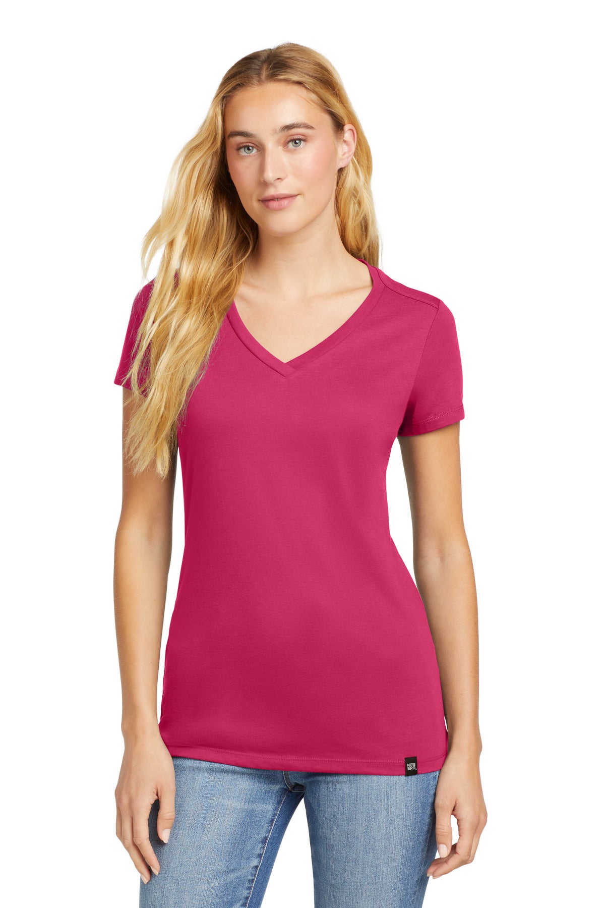 New Era ® Women's Heritage Blend V-Neck Tee. LNEA101