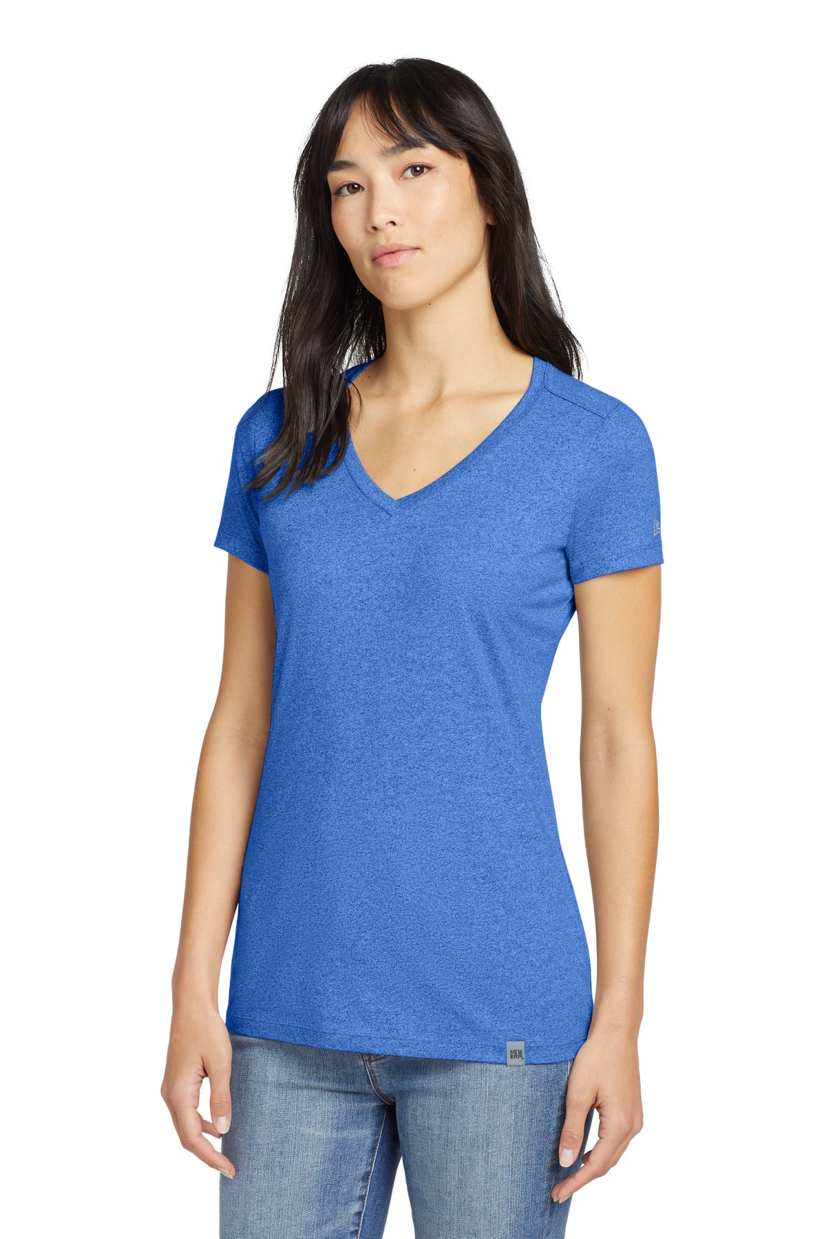 New Era ® Women's Heritage Blend V-Neck Tee. LNEA101