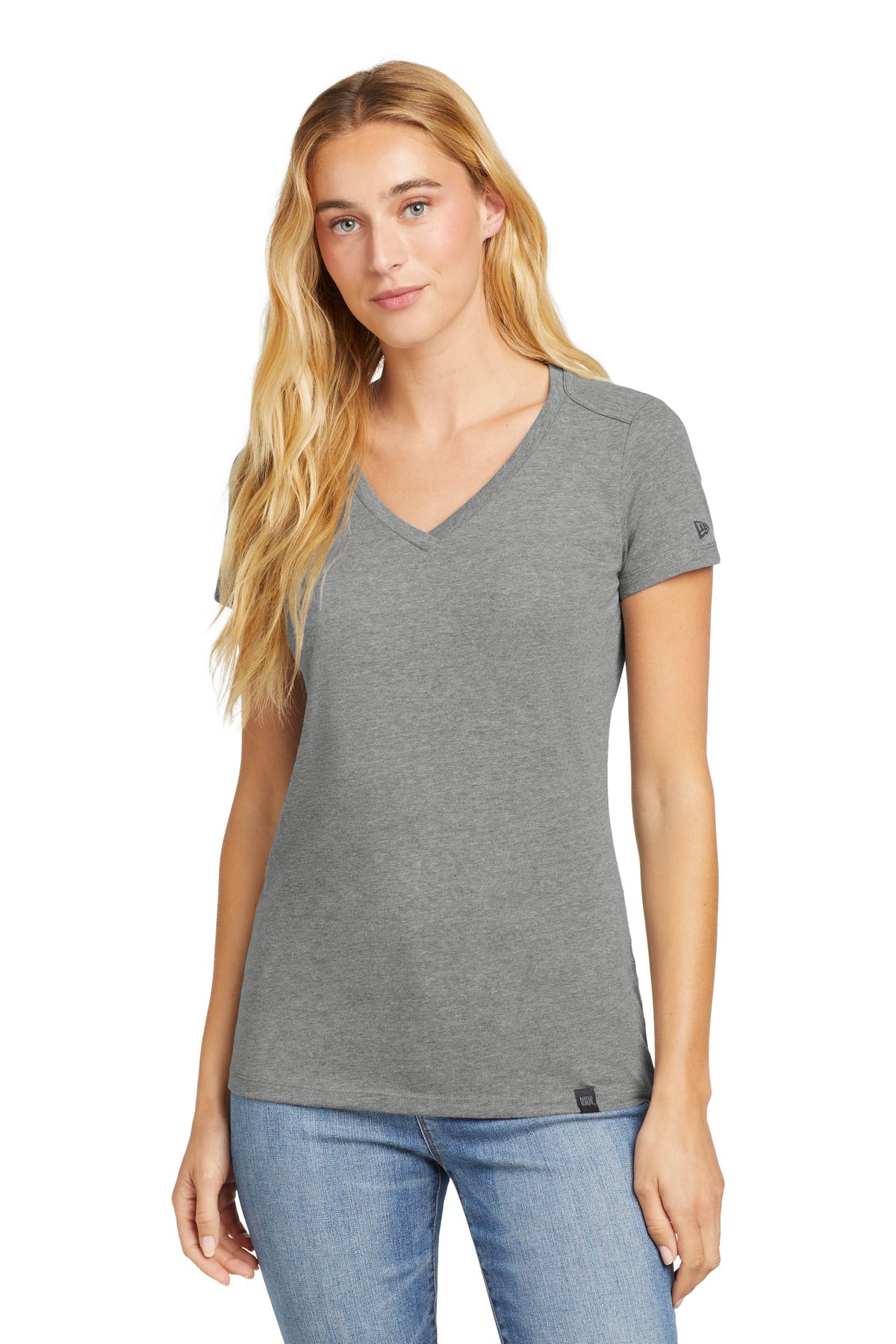 New Era ® Women's Heritage Blend V-Neck Tee. LNEA101