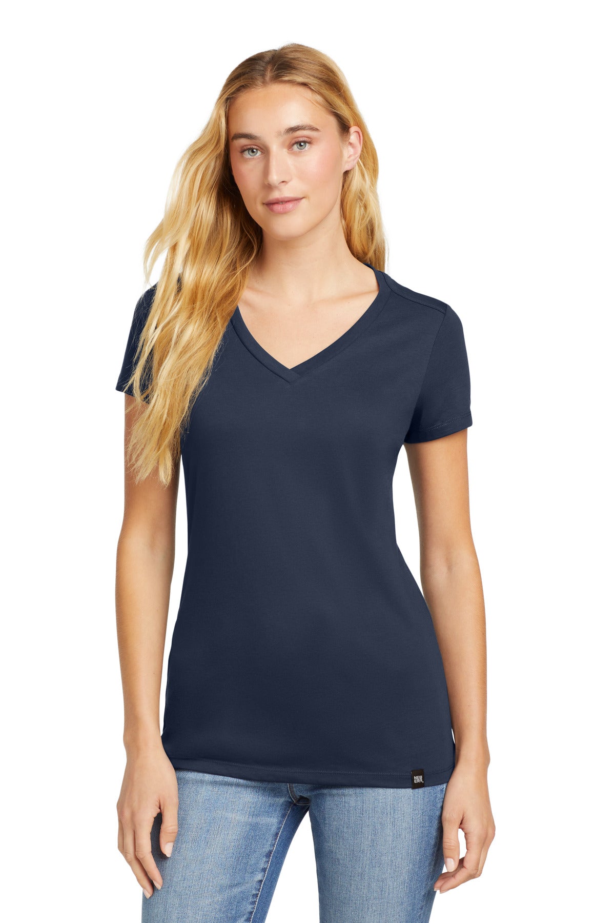 New Era ® Women's Heritage Blend V-Neck Tee. LNEA101