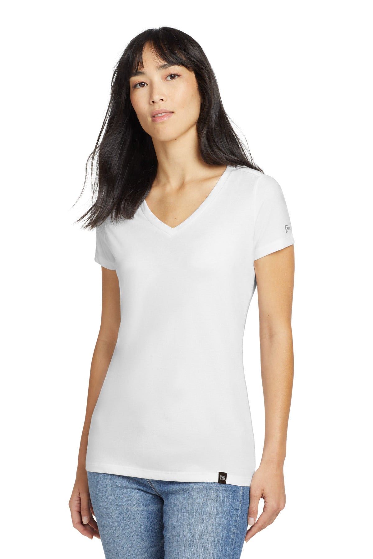 New Era ® Women's Heritage Blend V-Neck Tee. LNEA101