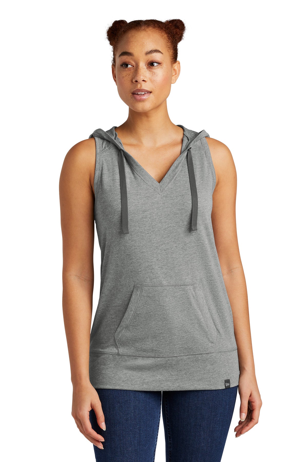 New Era ® Women's Heritage Blend Hoodie Tank. LNEA106