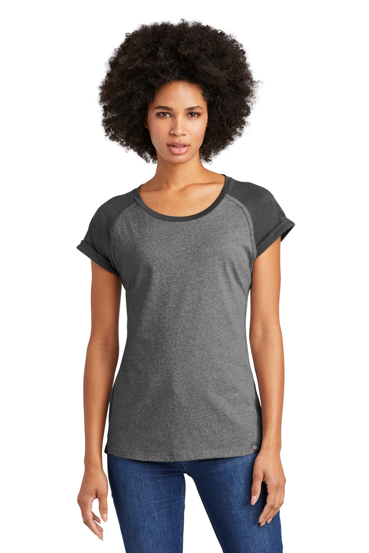 New Era ® Women's Heritage Blend Varsity Tee. LNEA107