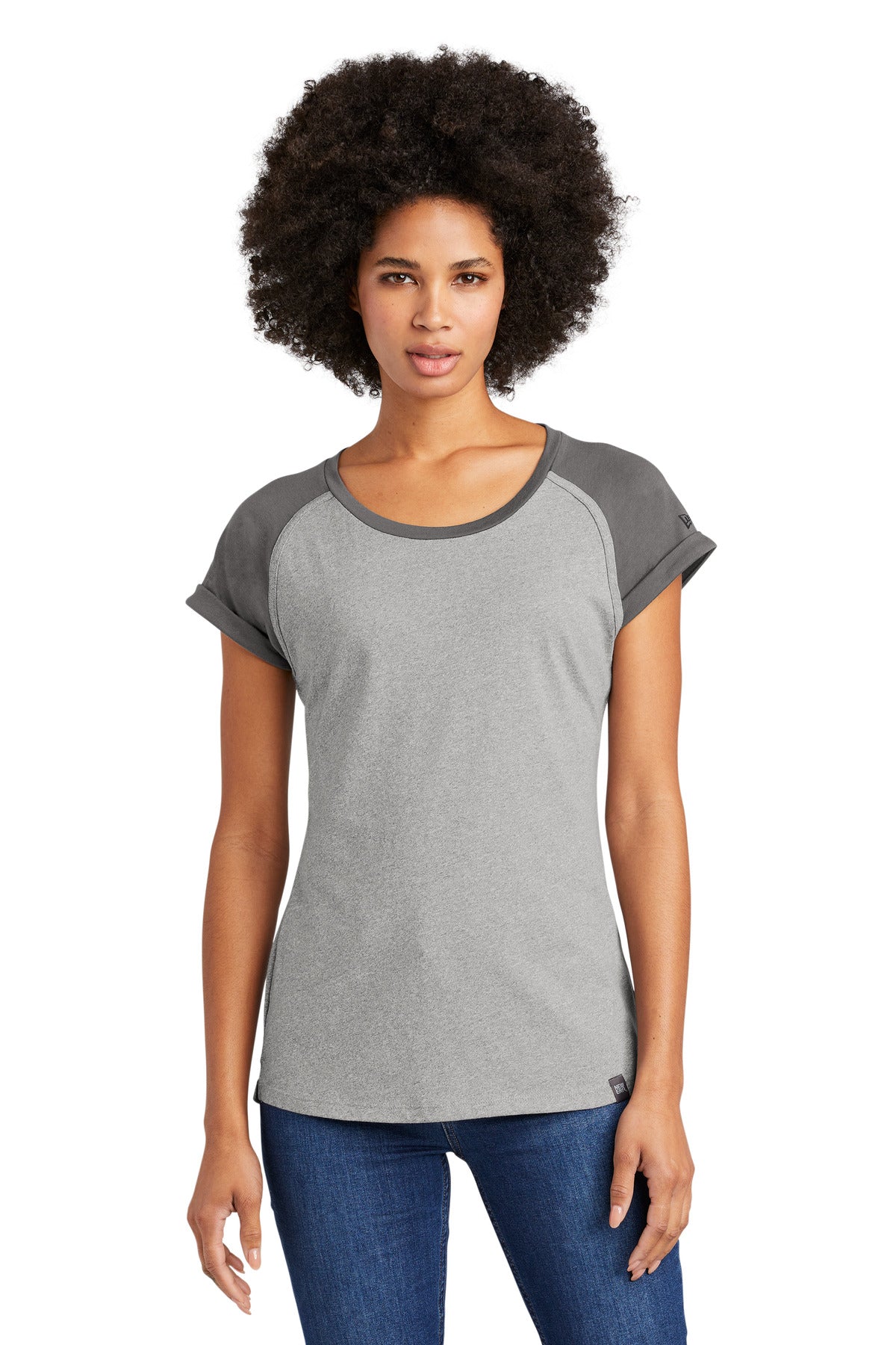 New Era ® Women's Heritage Blend Varsity Tee. LNEA107