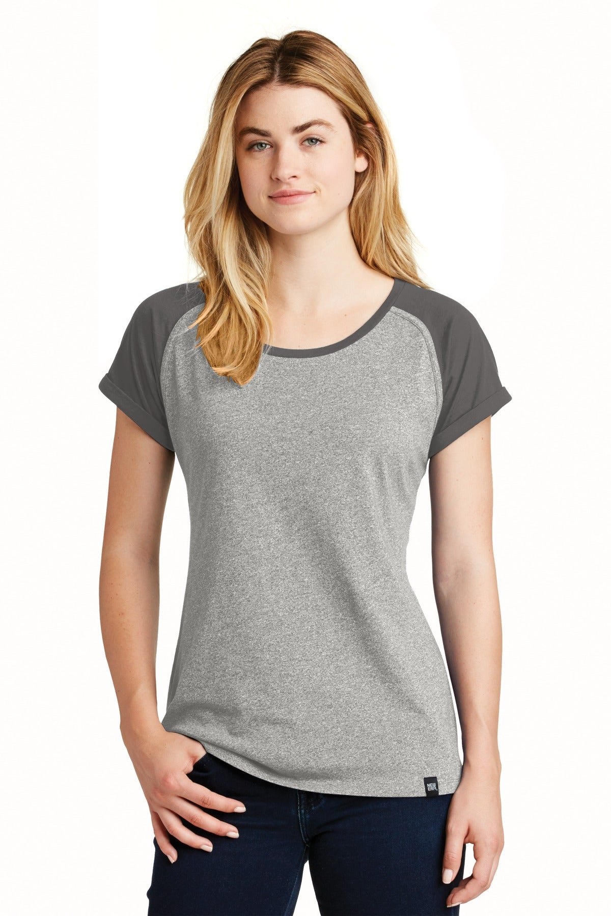 New Era ® Women's Heritage Blend Varsity Tee. LNEA107