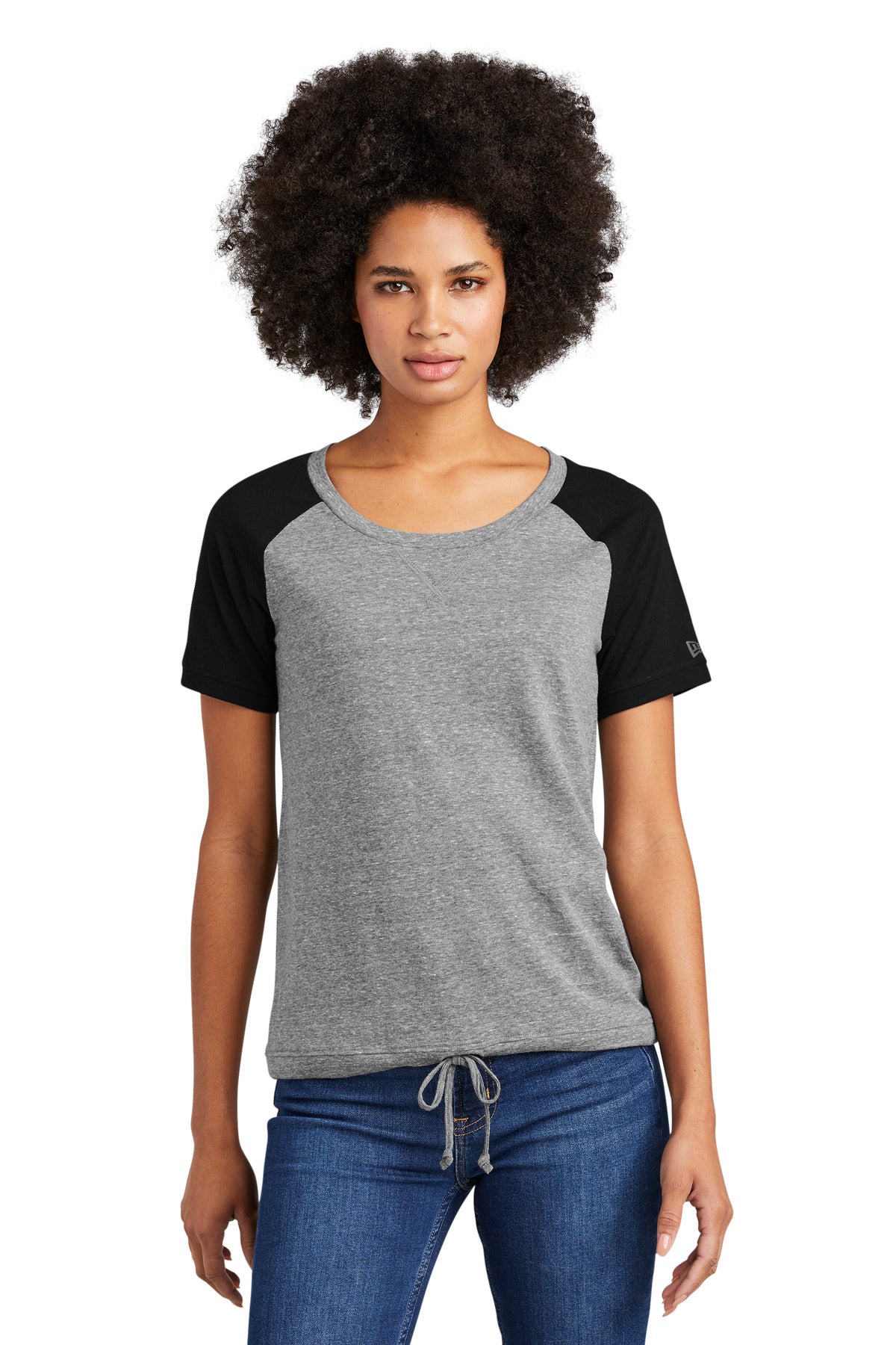 New Era ® Women's Tri-Blend Performance Cinch Tee. LNEA133