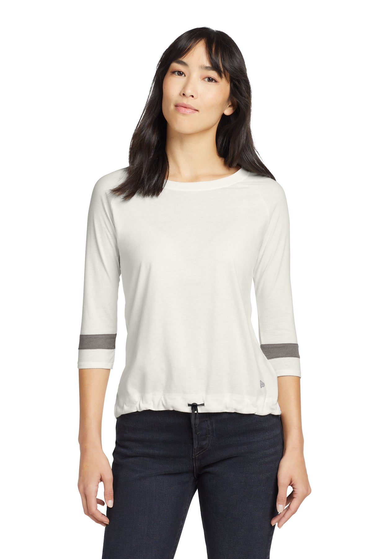 New Era ® Women's Tri-Blend 3/4-Sleeve Tee LNEA136