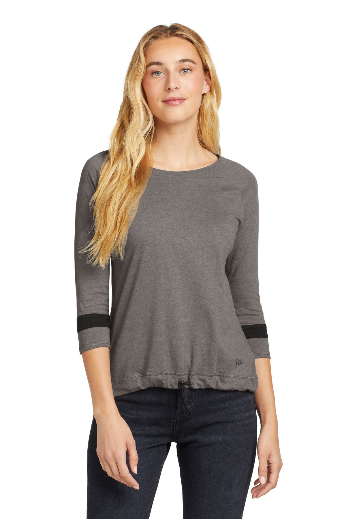 New Era ® Women's Tri-Blend 3/4-Sleeve Tee LNEA136