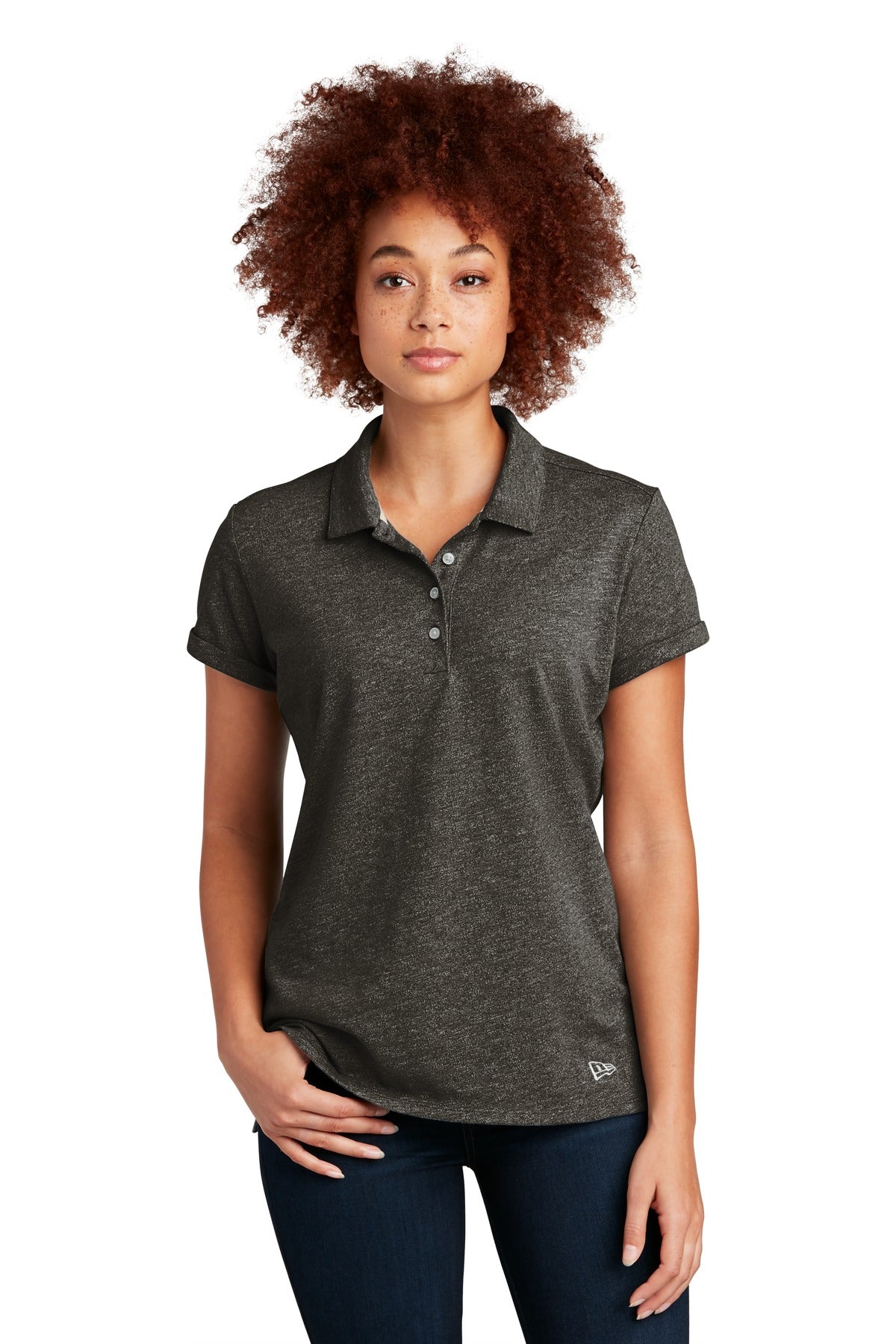 New Era ® Women's Slub Twist Polo LNEA301