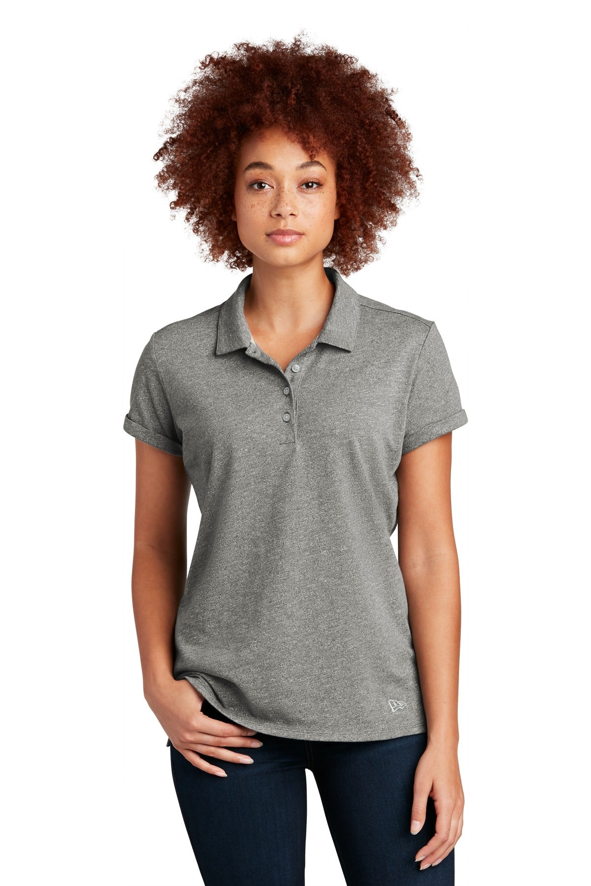 New Era ® Women's Slub Twist Polo LNEA301