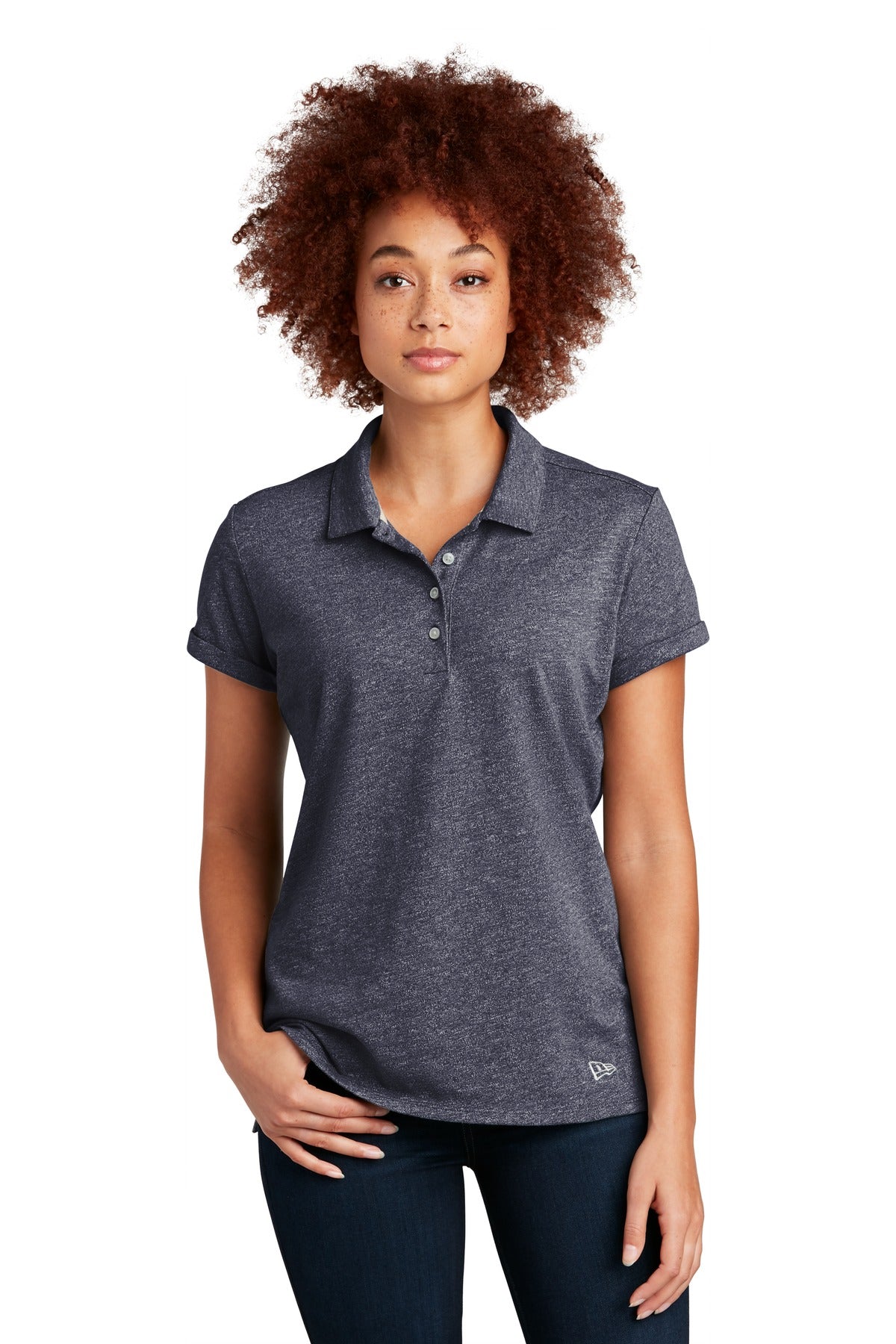 New Era ® Women's Slub Twist Polo LNEA301