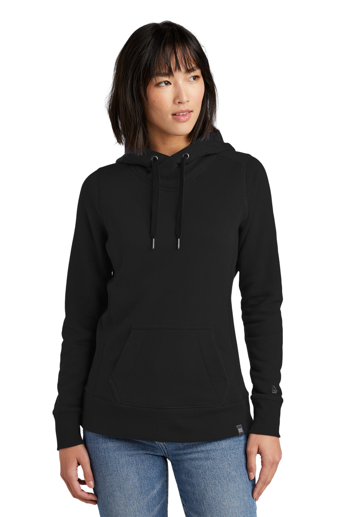 New Era ® Women's French Terry Pullover Hoodie. LNEA500