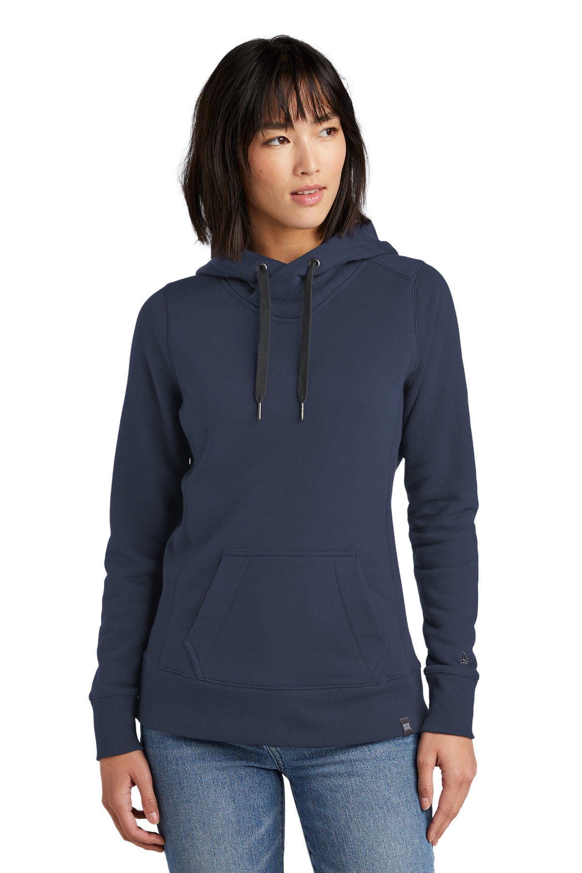 New Era ® Women's French Terry Pullover Hoodie. LNEA500