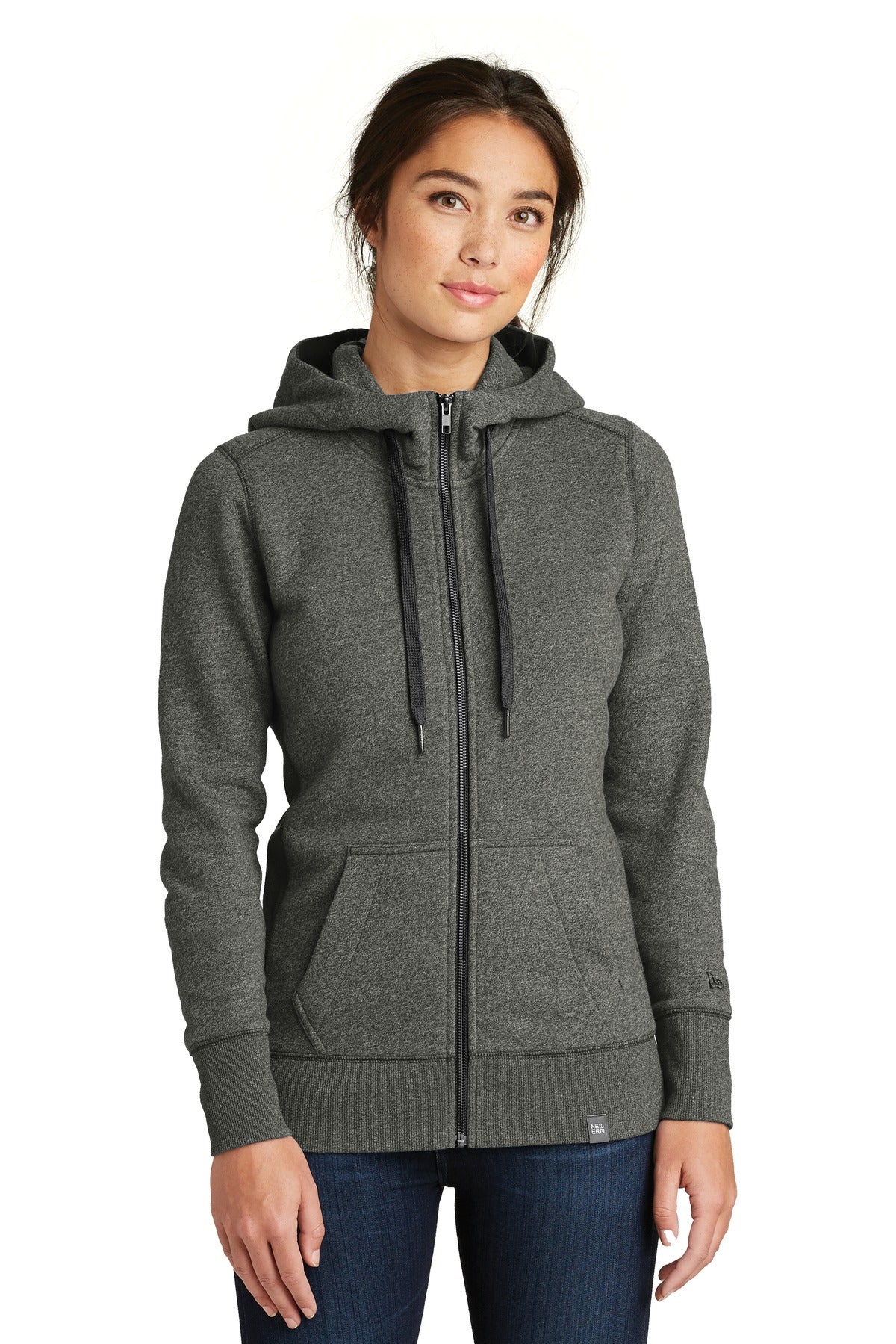 New Era ® Women's French Terry Full-Zip Hoodie. LNEA502