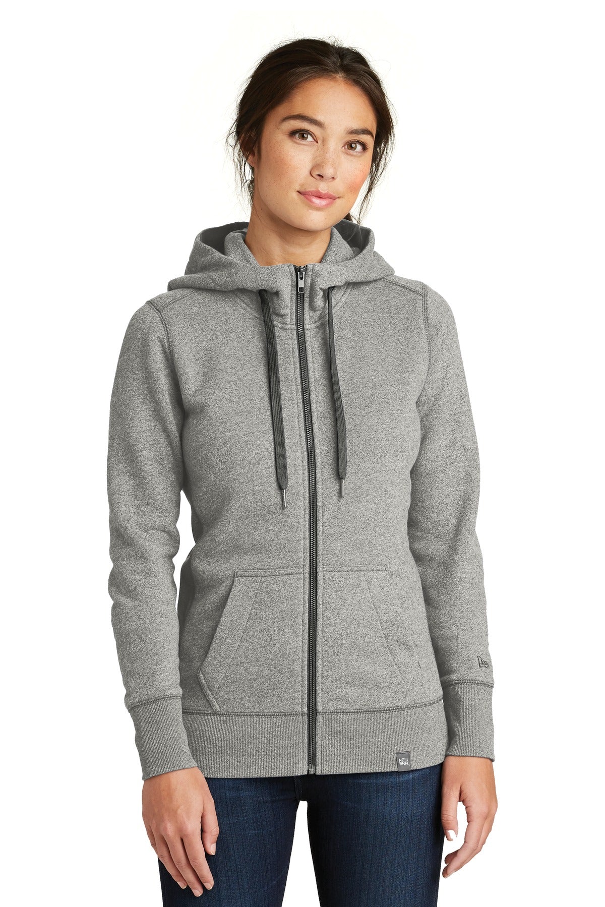 New Era ® Women's French Terry Full-Zip Hoodie. LNEA502