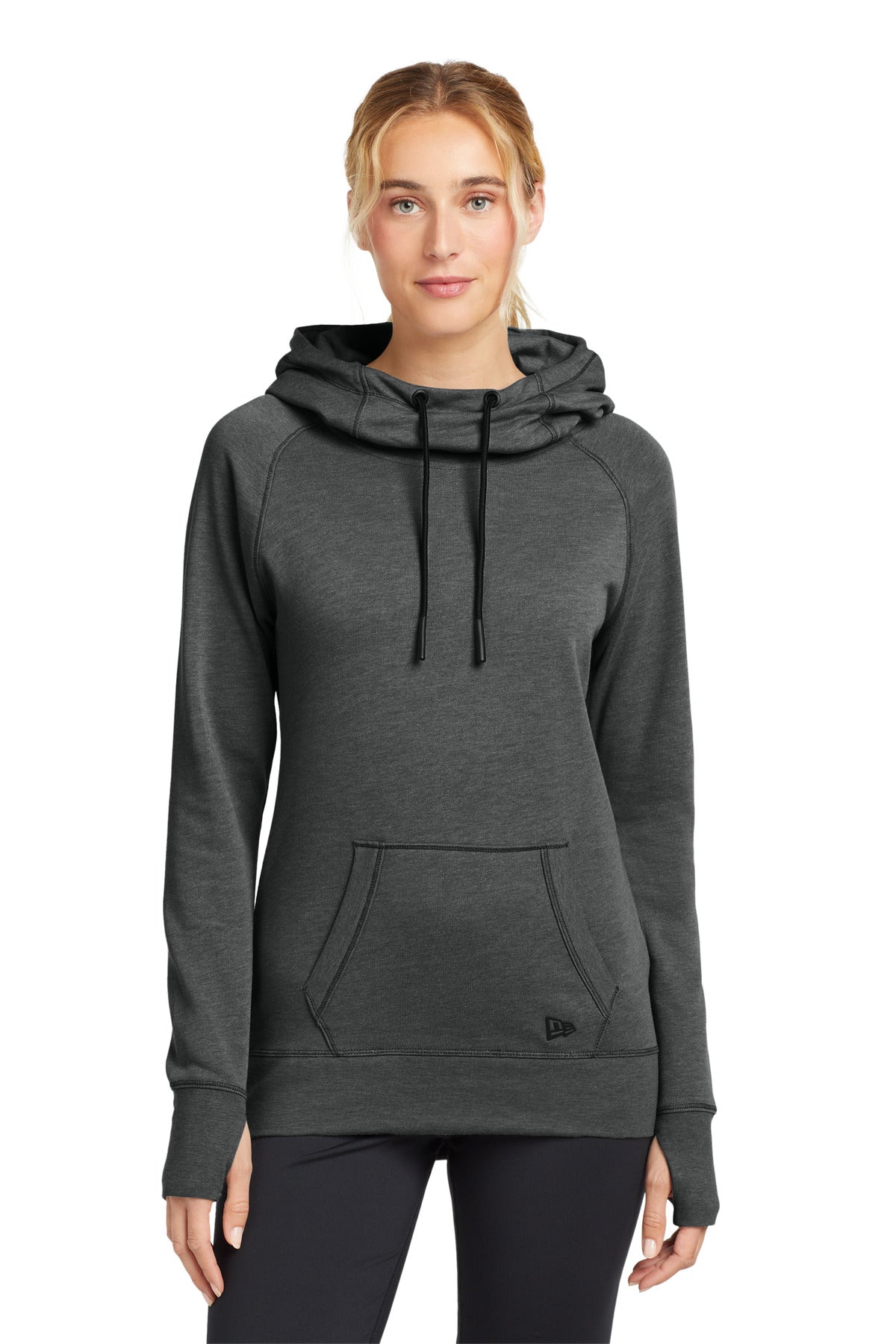 New Era ® Women's Tri-Blend Fleece Pullover Hoodie. LNEA510