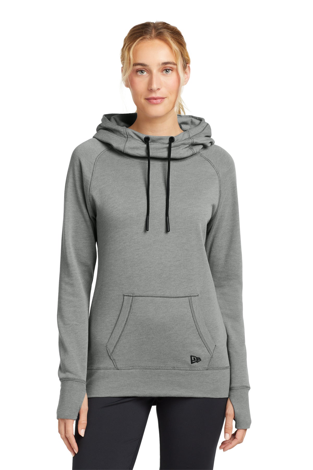 New Era ® Women's Tri-Blend Fleece Pullover Hoodie. LNEA510