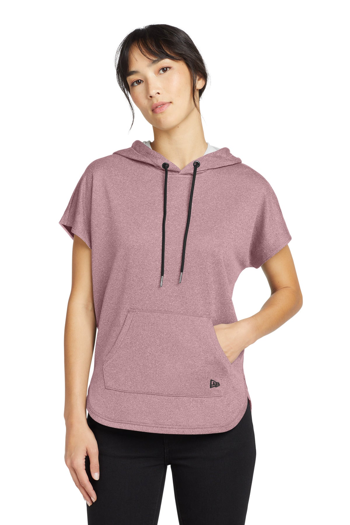 New Era ® Women's Performance Terry Short Sleeve Hoodie LNEA533