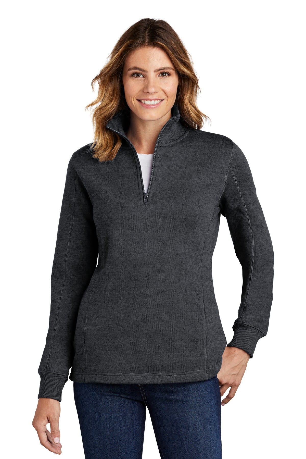 Sport-Tek® Women's 1/4-Zip Sweatshirt. LST253