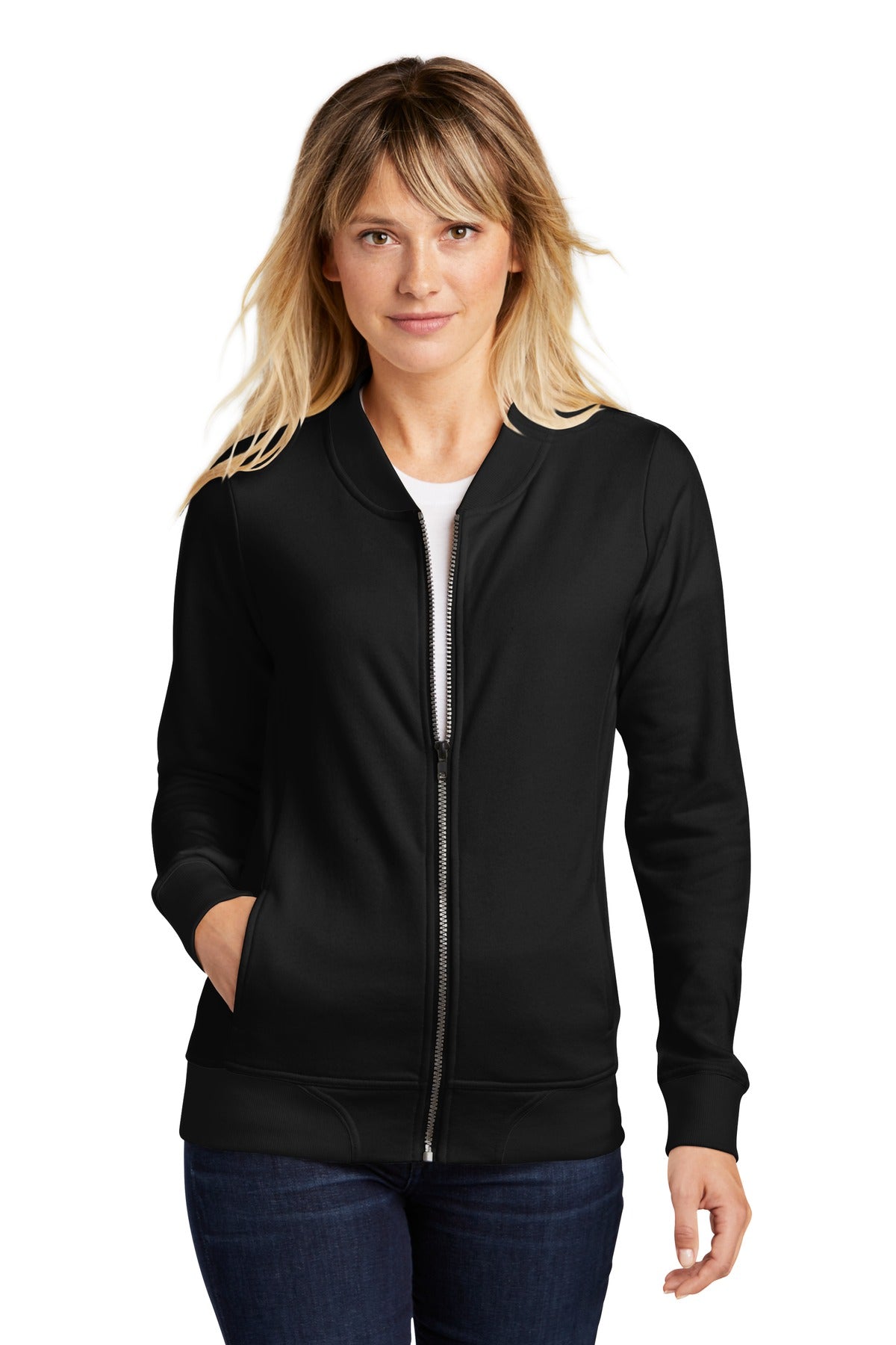 Sport-Tek ® Women's Lightweight French Terry Bomber LST274