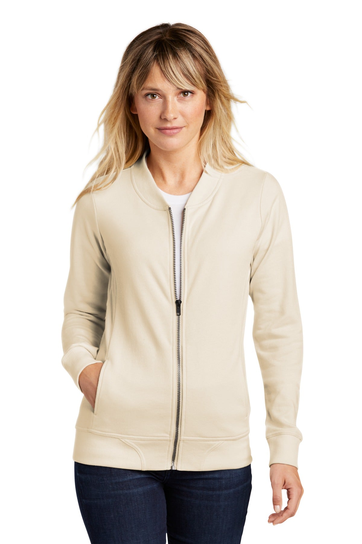 Sport-Tek ® Women's Lightweight French Terry Bomber LST274