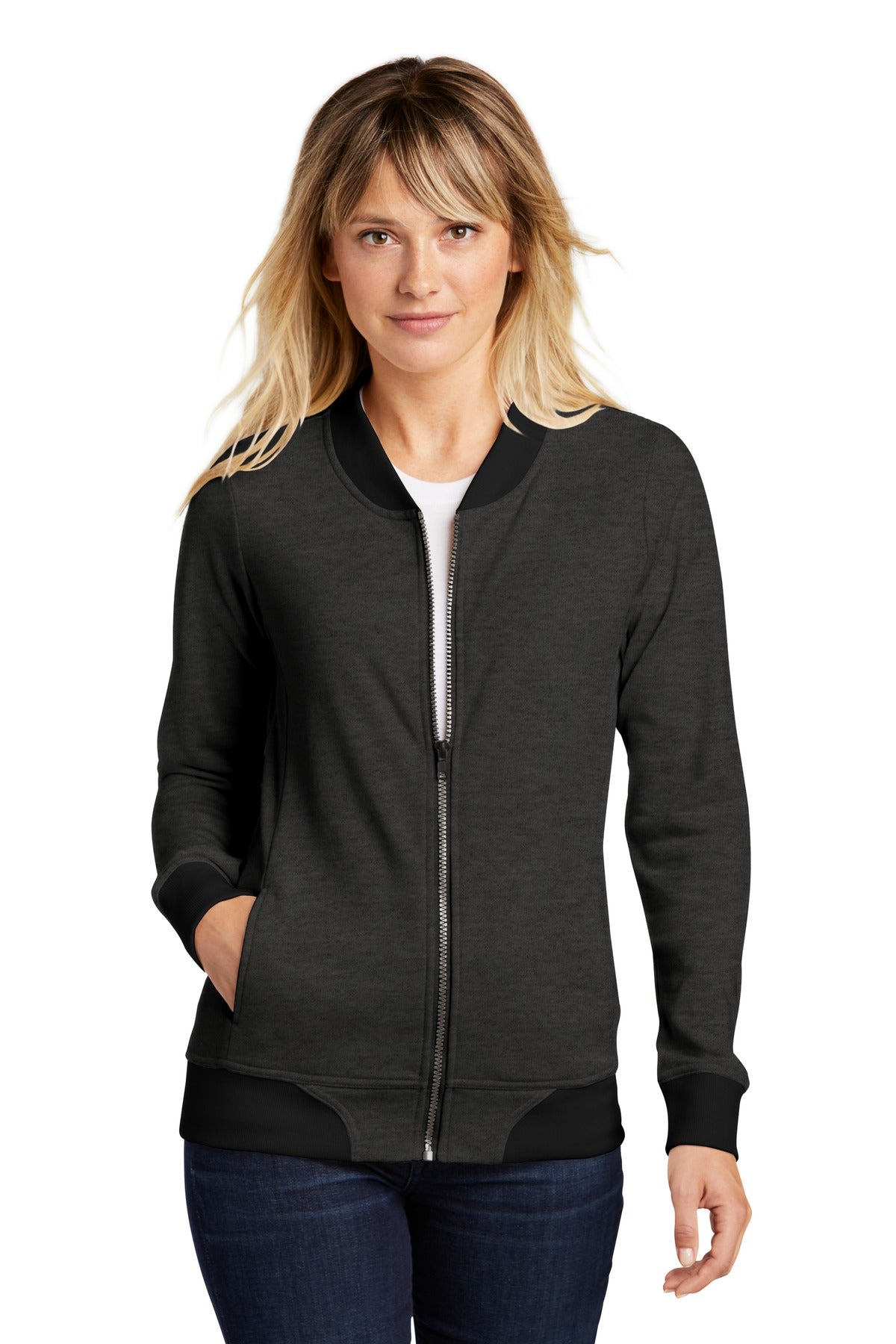 Sport-Tek ® Women's Lightweight French Terry Bomber LST274