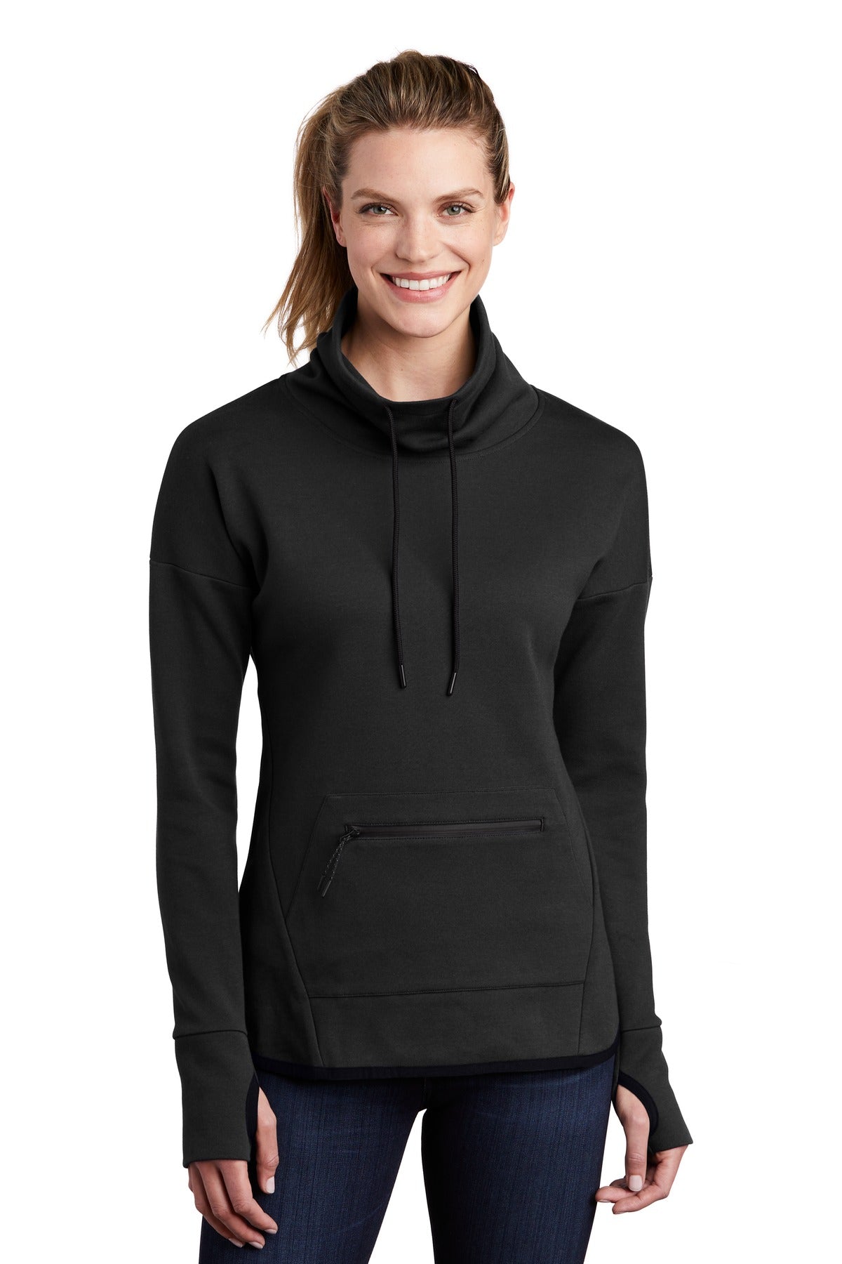 Sport-Tek® Women's Triumph Cowl Neck Pullover LST280