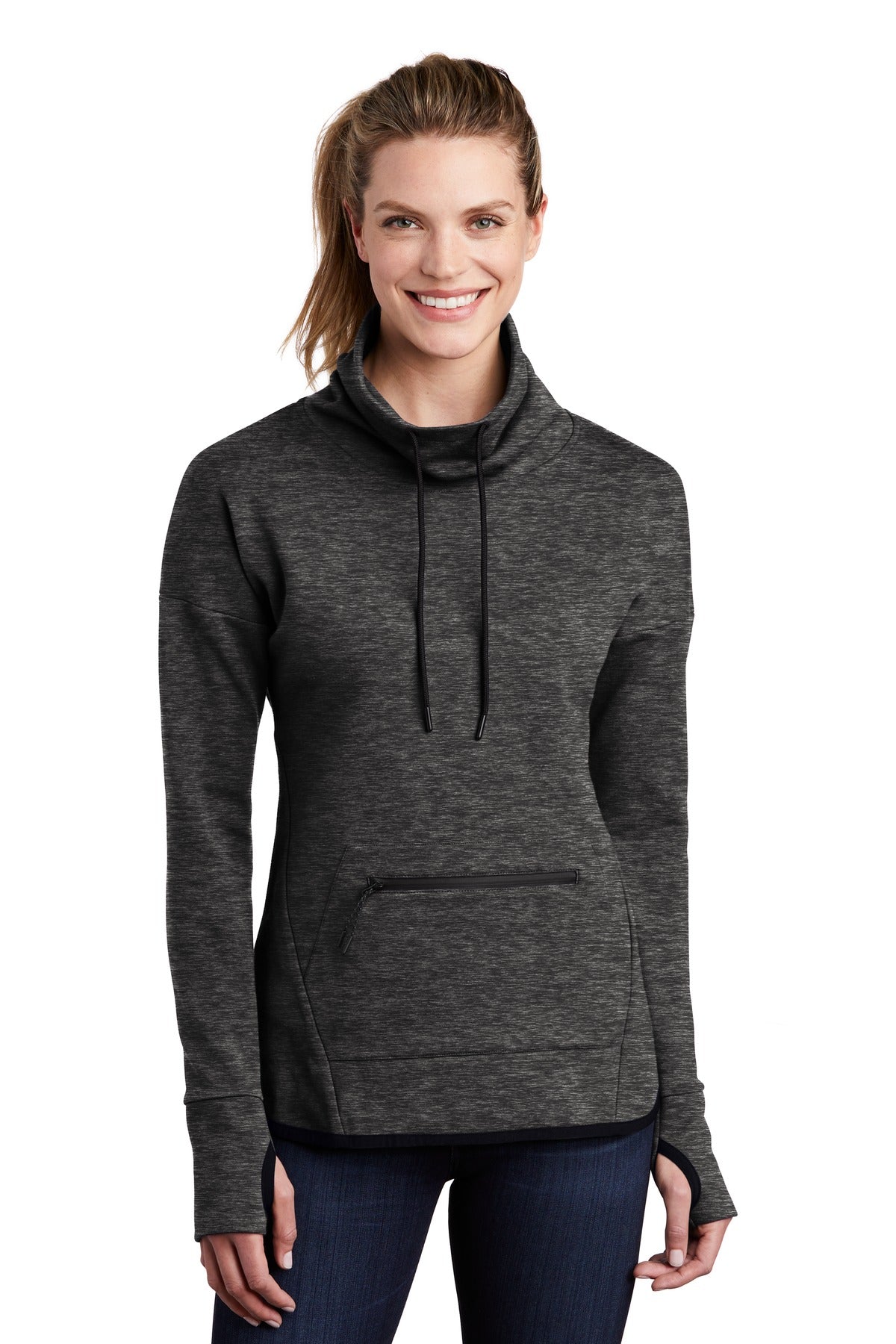 Sport-Tek® Women's Triumph Cowl Neck Pullover LST280