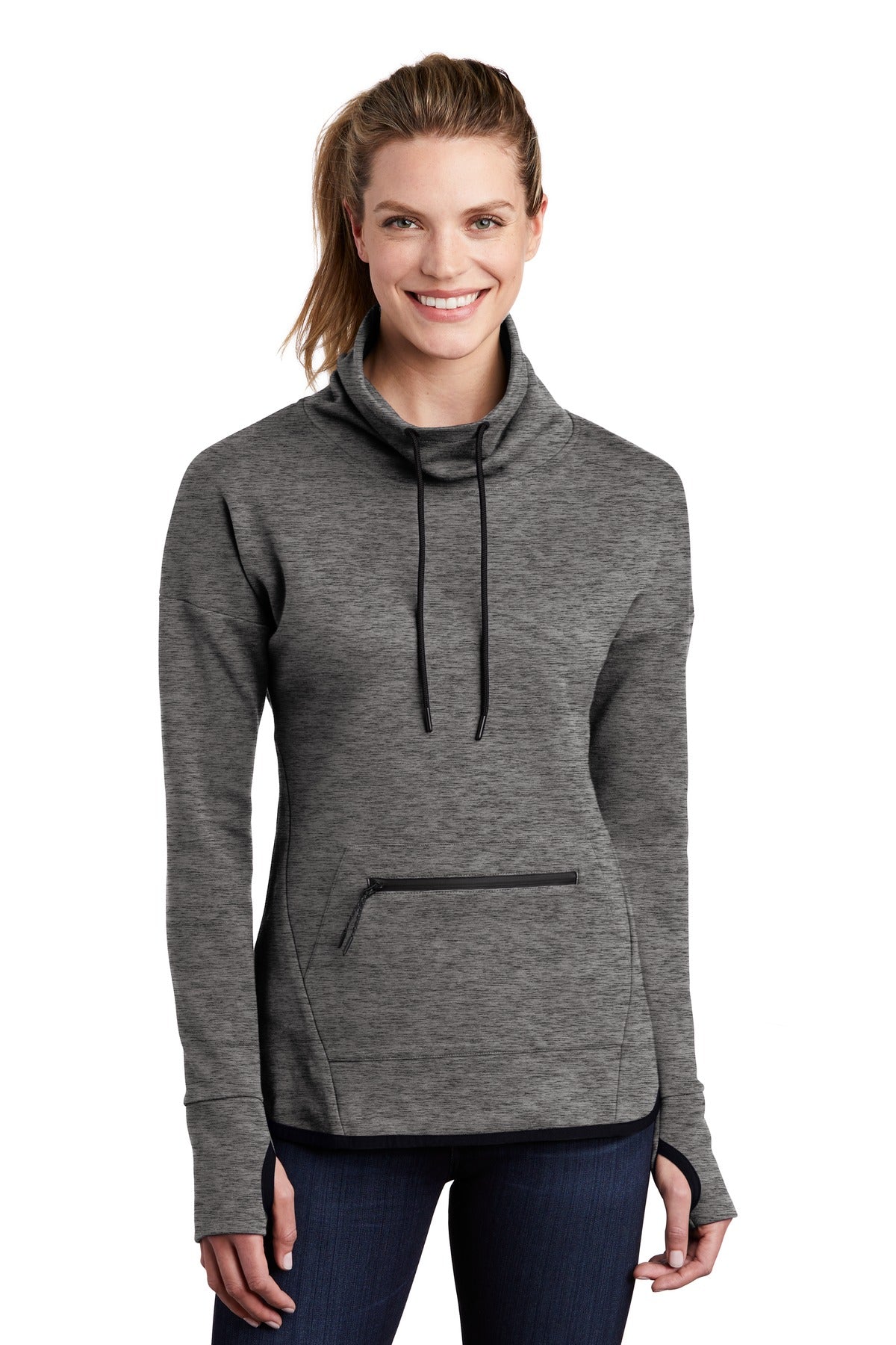 Sport-Tek® Women's Triumph Cowl Neck Pullover LST280