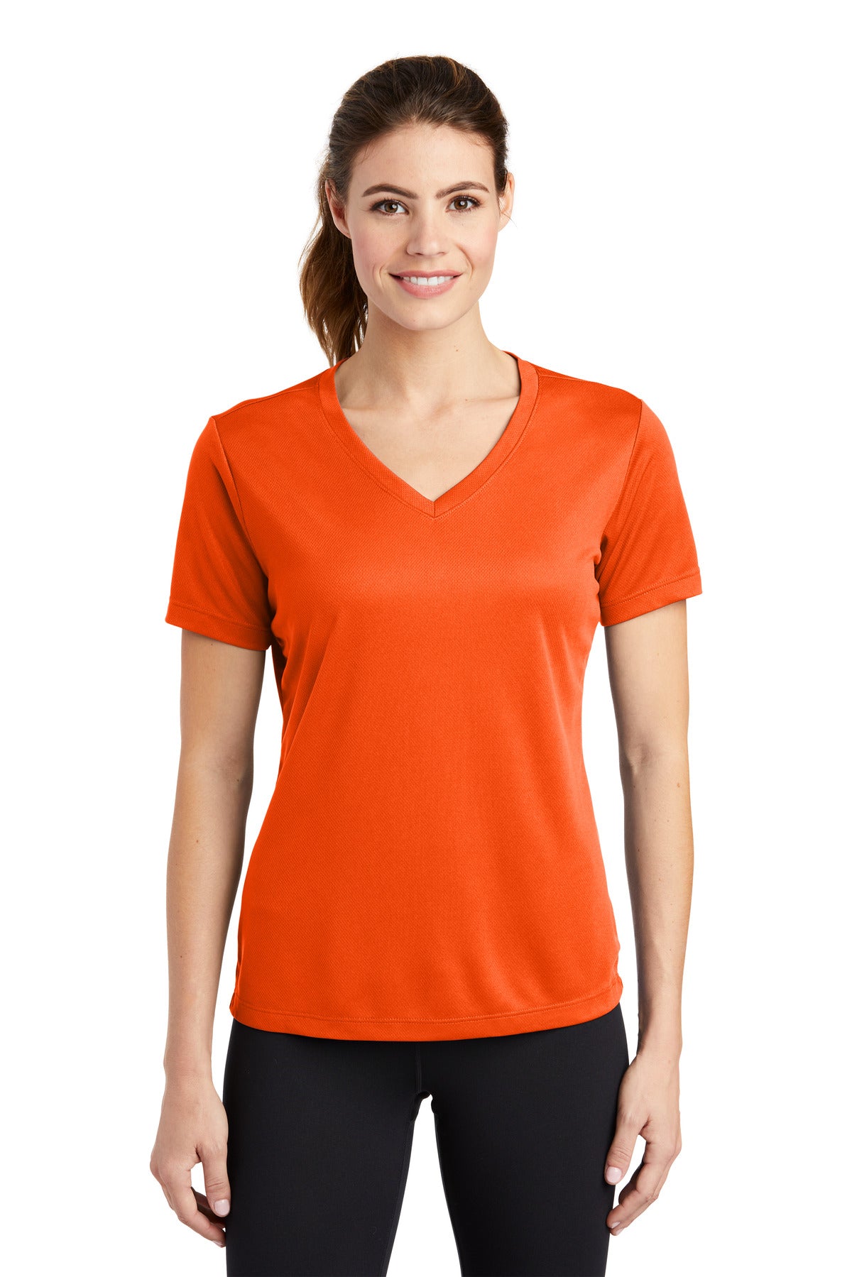 Sport-Tek® Women's PosiCharge® RacerMesh® V-Neck Tee. LST340