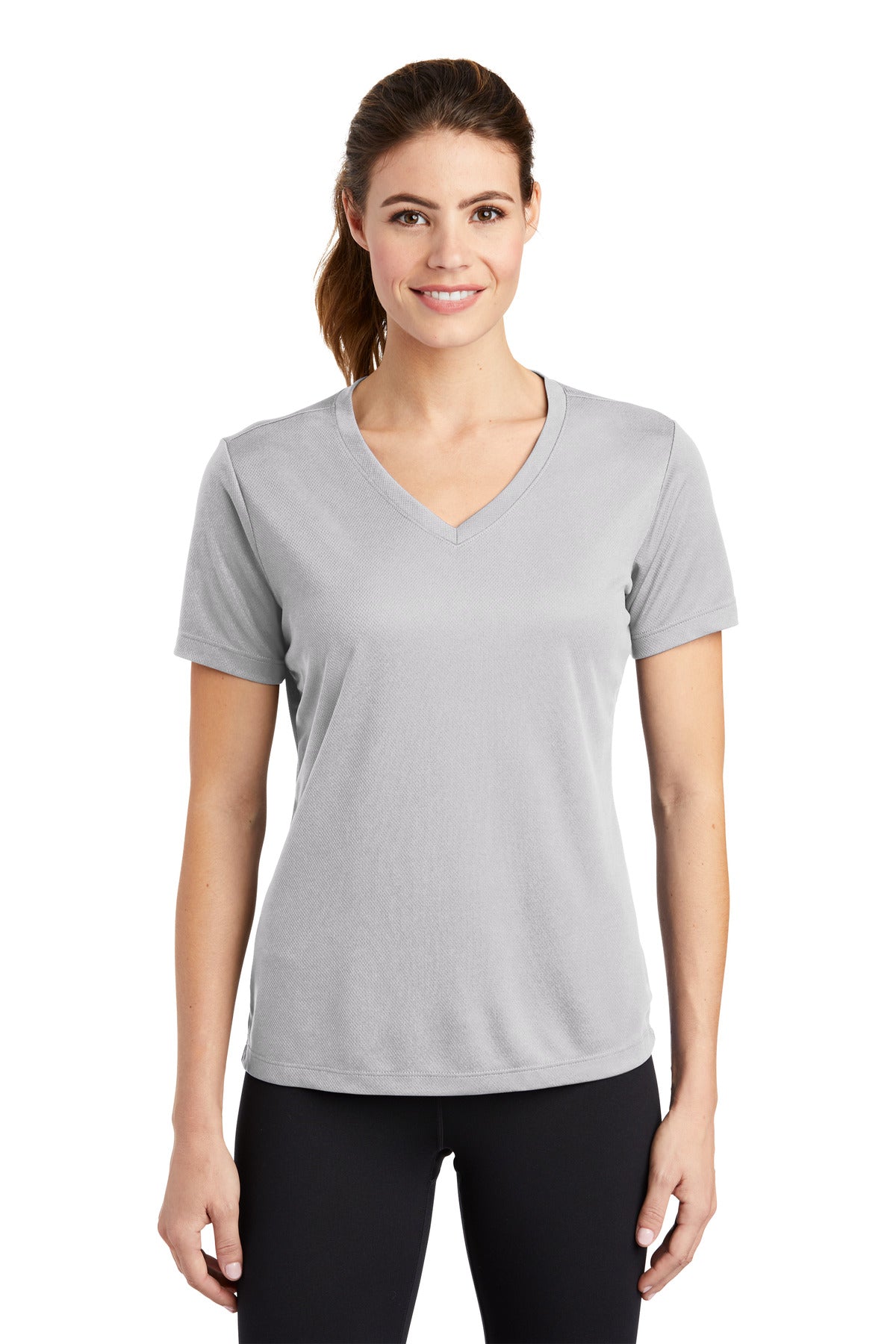 Sport-Tek® Women's PosiCharge® RacerMesh® V-Neck Tee. LST340