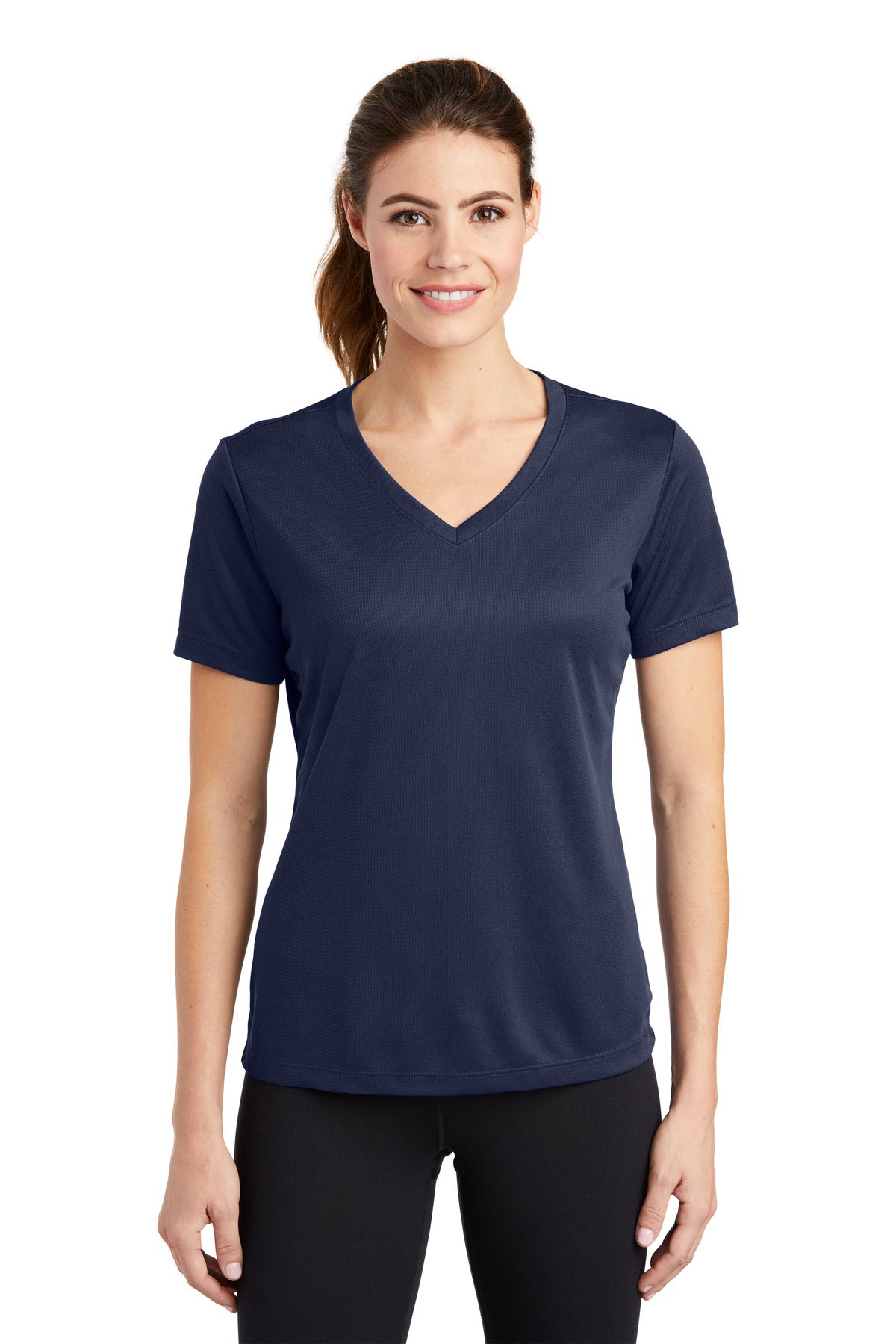 Sport-Tek® Women's PosiCharge® RacerMesh® V-Neck Tee. LST340