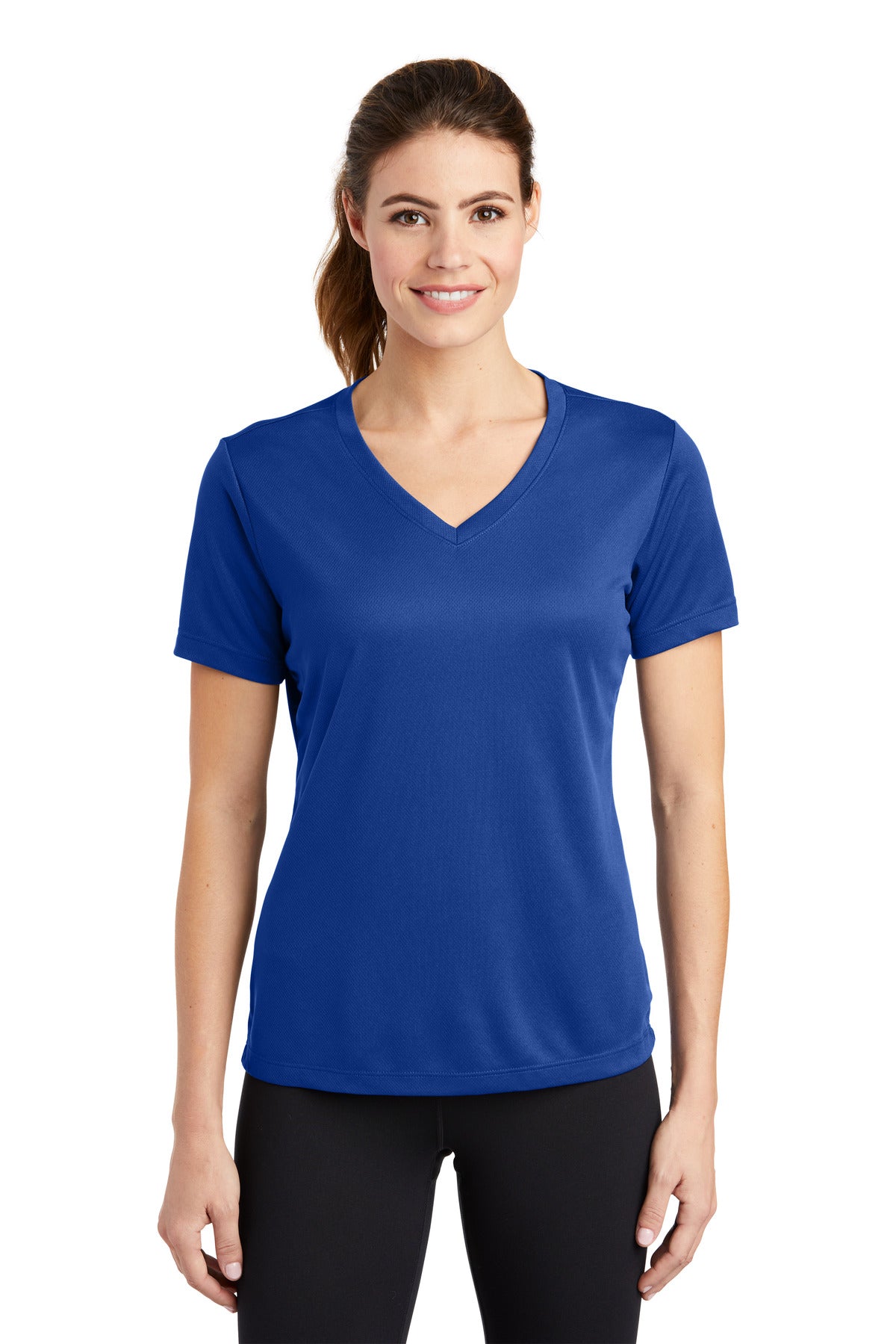 Sport-Tek® Women's PosiCharge® RacerMesh® V-Neck Tee. LST340