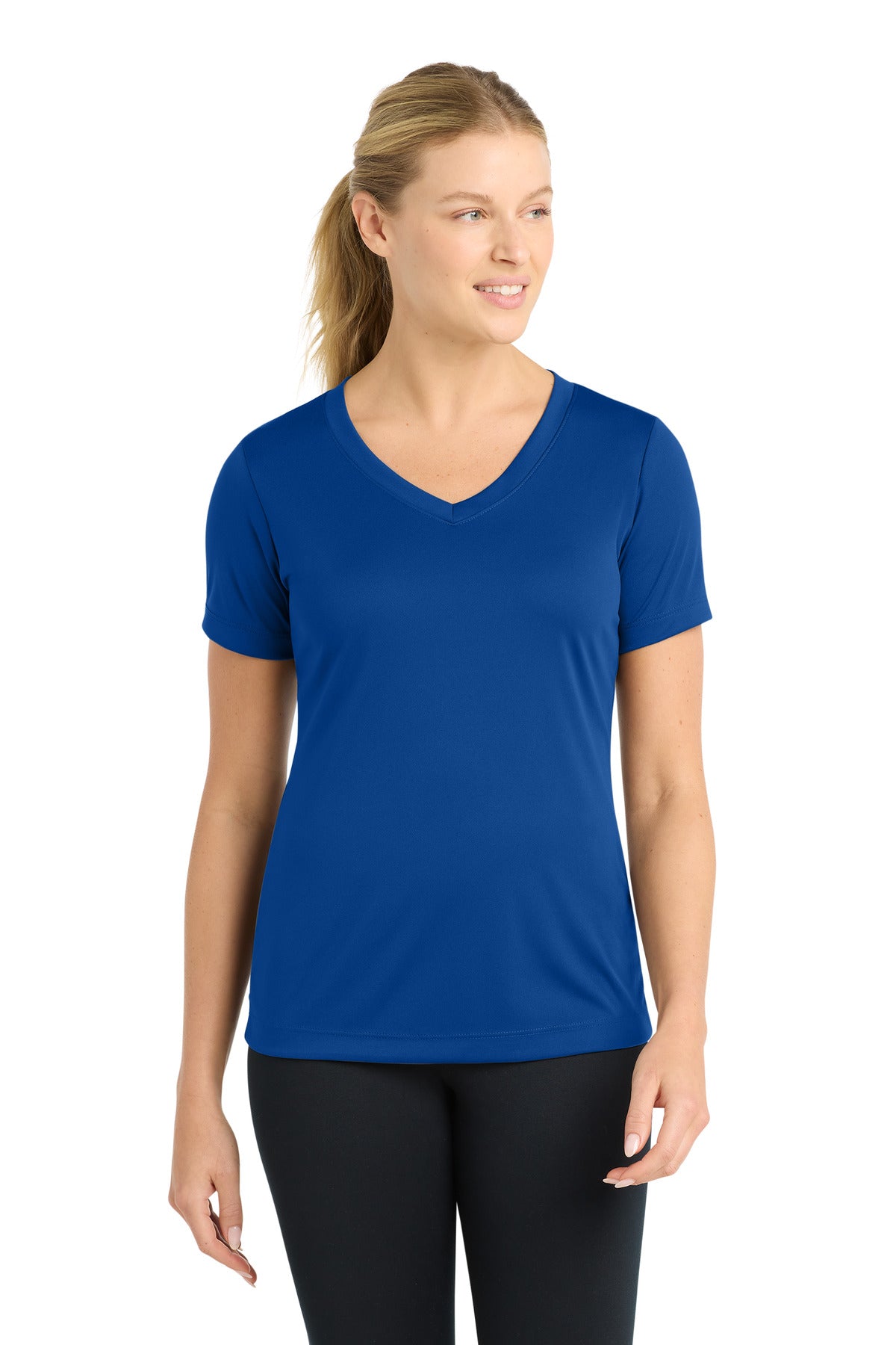 Sport-Tek® Women's PosiCharge® Competitor™ V-Neck Tee. LST353