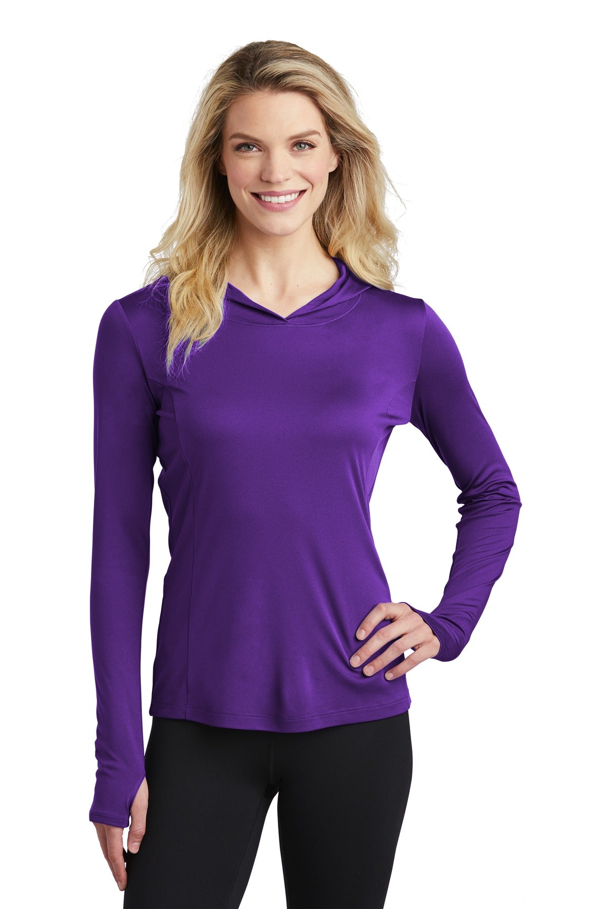 Sport-Tek ® Women's PosiCharge ® Competitor ™ Hooded Pullover. LST358