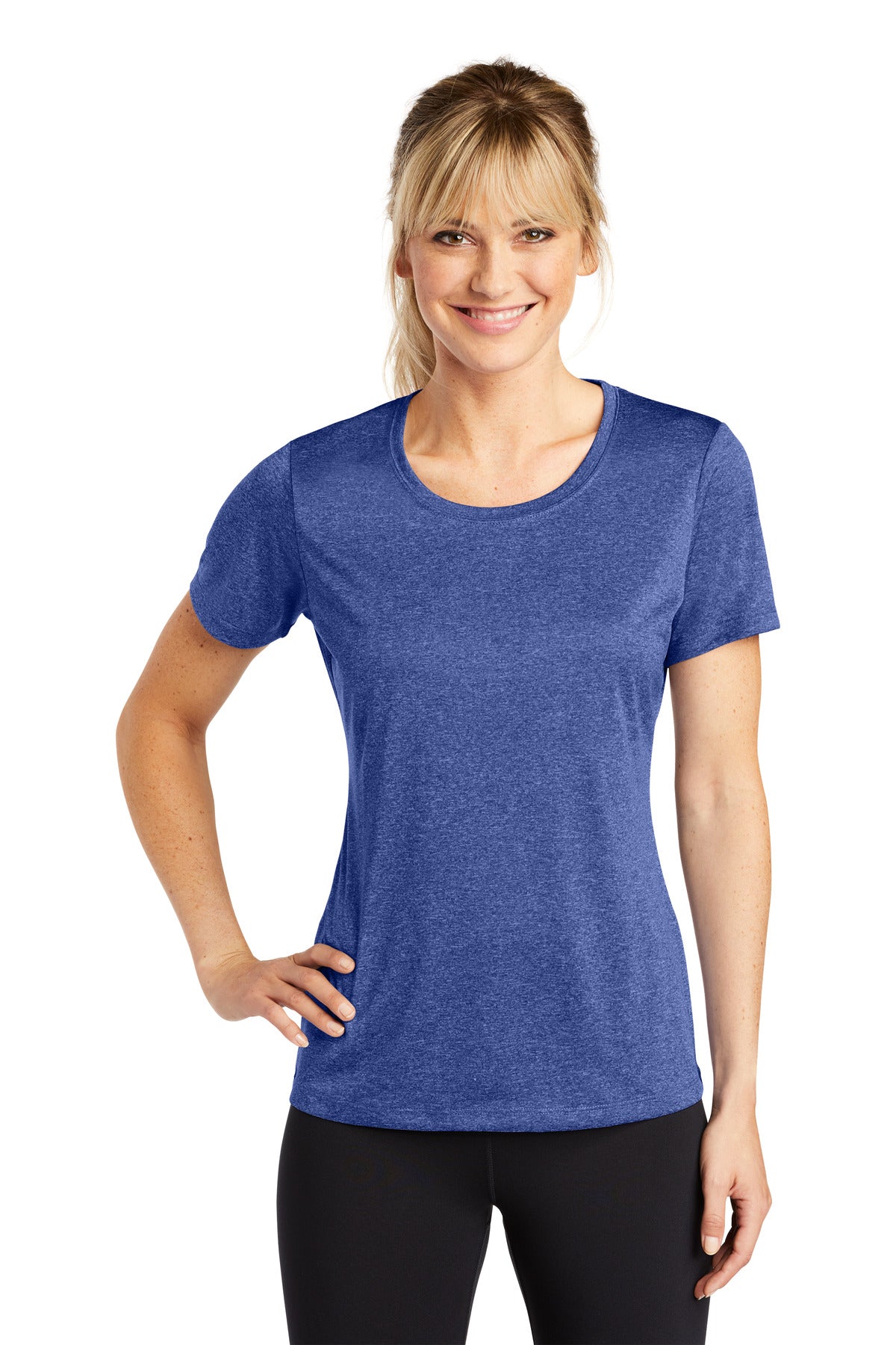 Sport-Tek® Women's Heather Contender™ Scoop Neck Tee. LST360