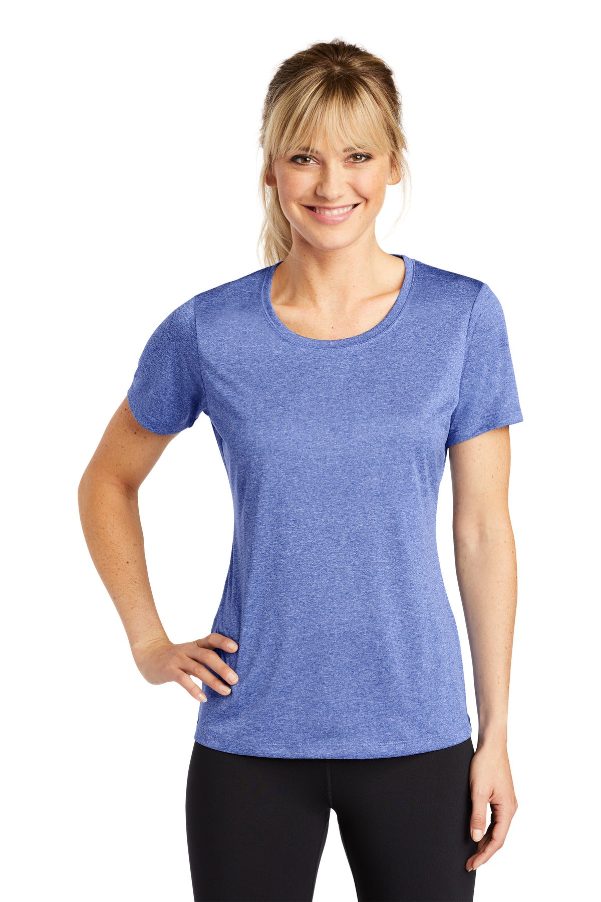 Sport-Tek® Women's Heather Contender™ Scoop Neck Tee. LST360