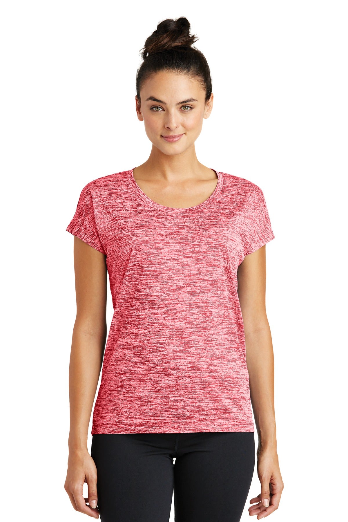 Sport-Tek® Women's PosiCharge® Electric Heather Sporty Tee. LST390