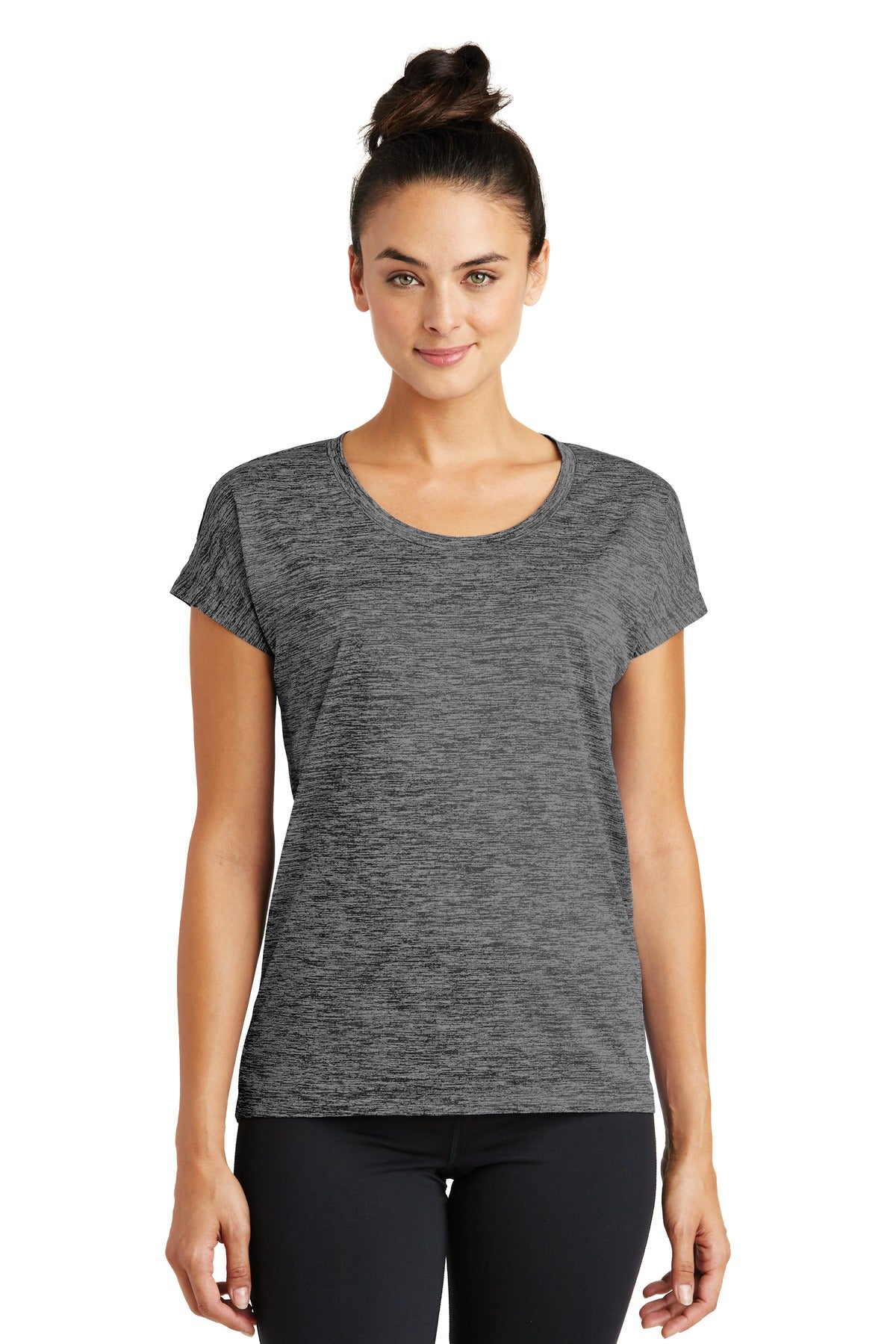 Sport-Tek® Women's PosiCharge® Electric Heather Sporty Tee. LST390